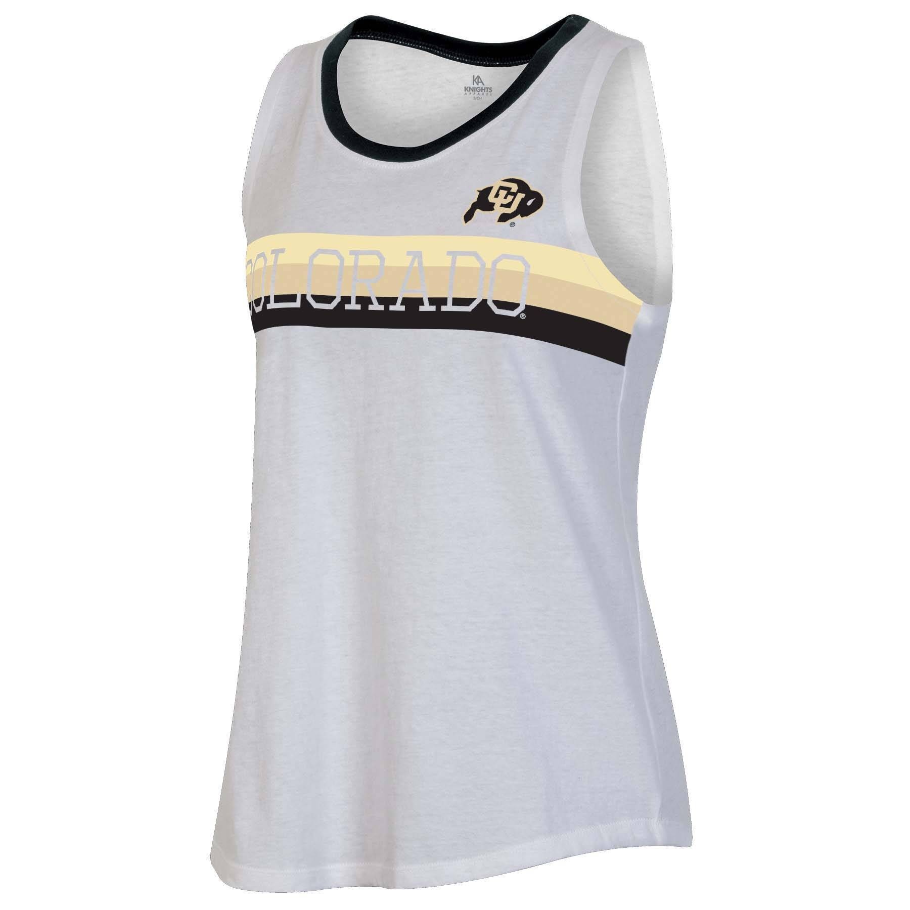 slide 1 of 2, NCAA Colorado Buffaloes Women's White Tank Top - XL, 1 ct