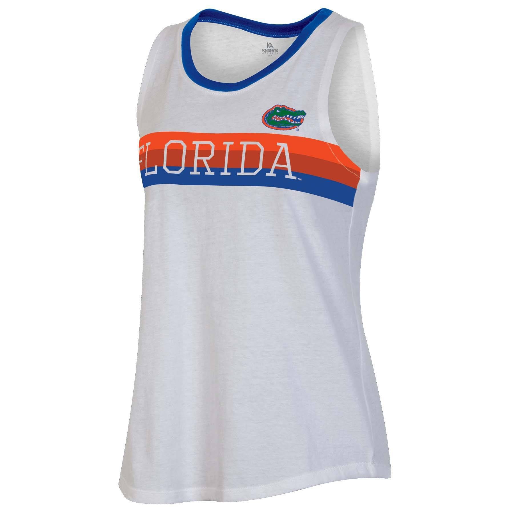 slide 1 of 2, NCAA Florida Gators Women's White Tank Top - XL, 1 ct