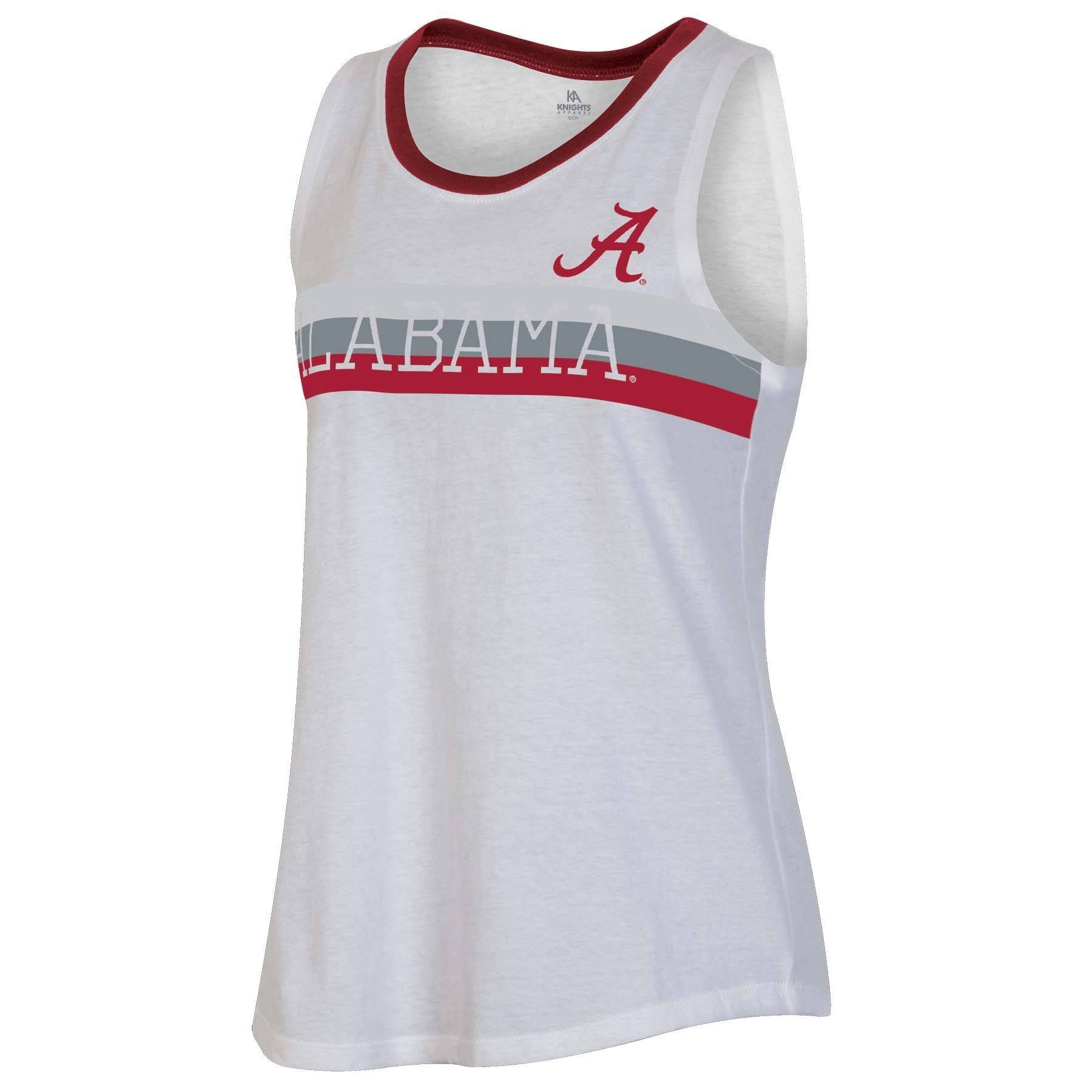 slide 1 of 2, NCAA Alabama Crimson Tide Women's White Tank Top - XL, 1 ct