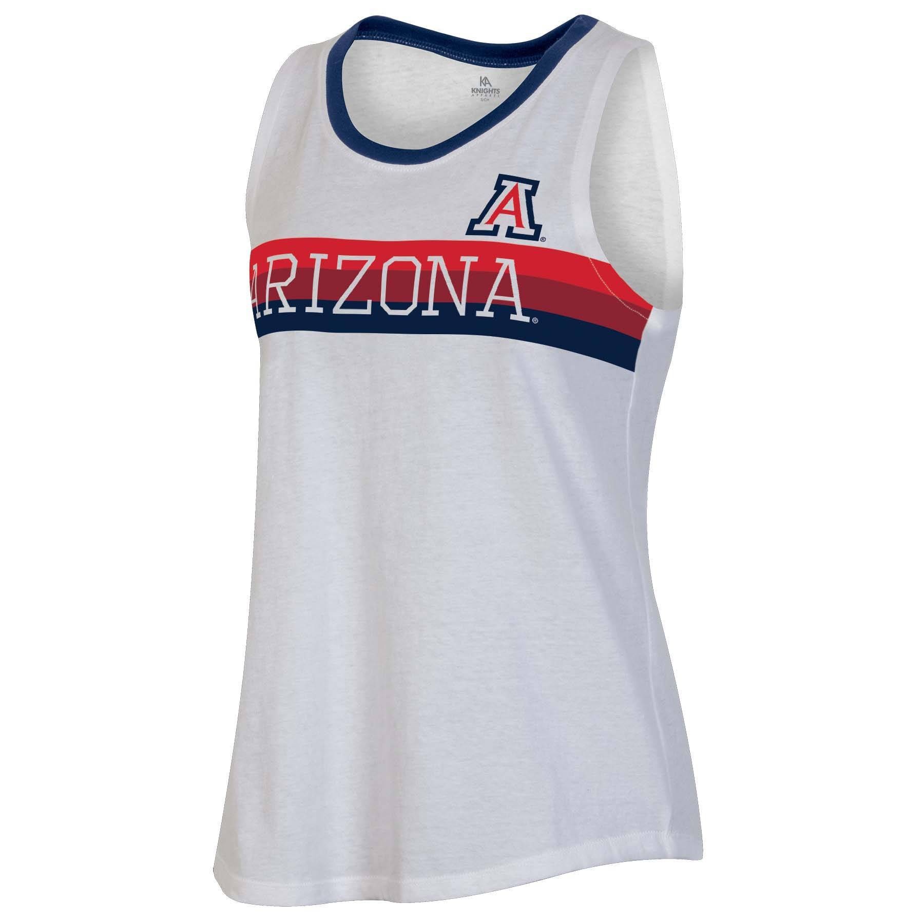 slide 1 of 2, NCAA Arizona Wildcats Women's White Tank Top - XL, 1 ct