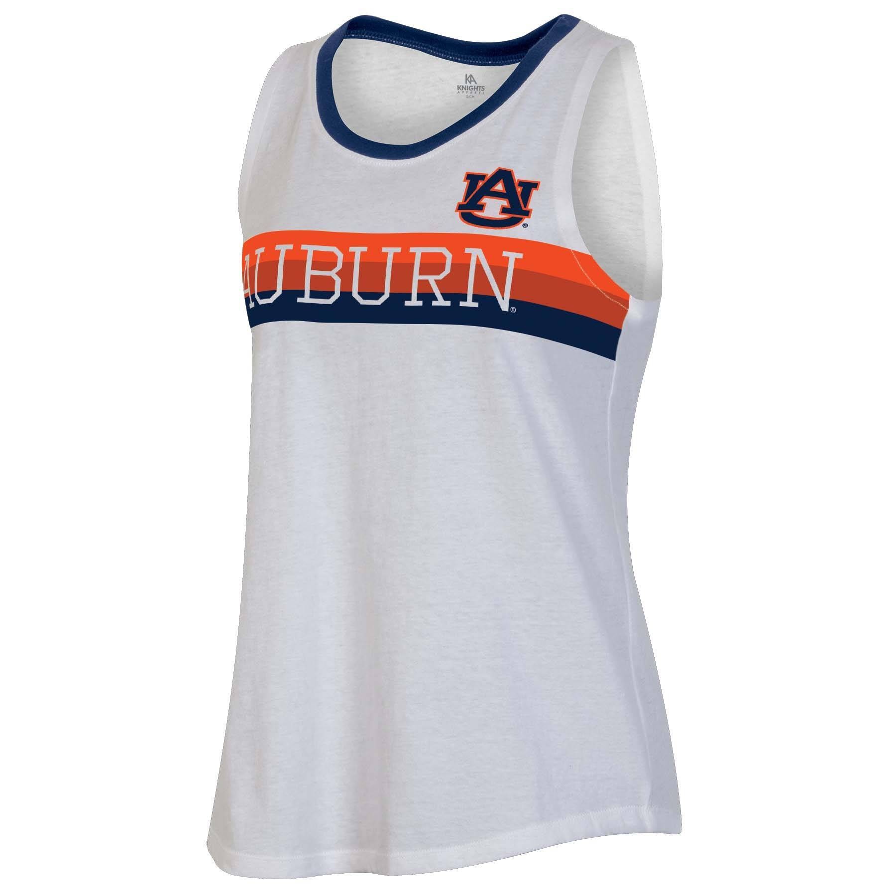 slide 1 of 2, NCAA Auburn Tigers Women's White Tank Top - XL, 1 ct