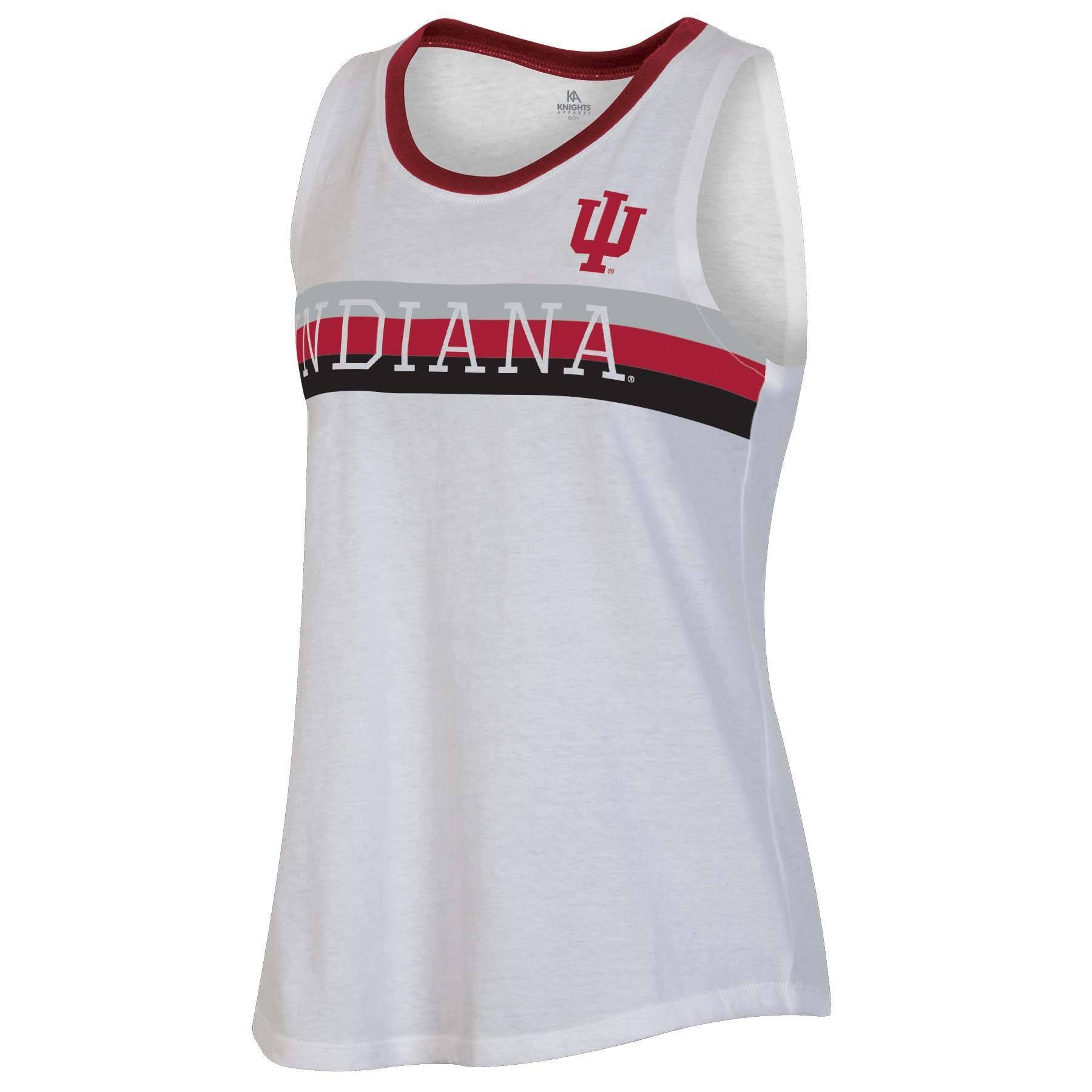 slide 1 of 2, NCAA Indiana Hoosiers Women's White Tank Top - XL, 1 ct