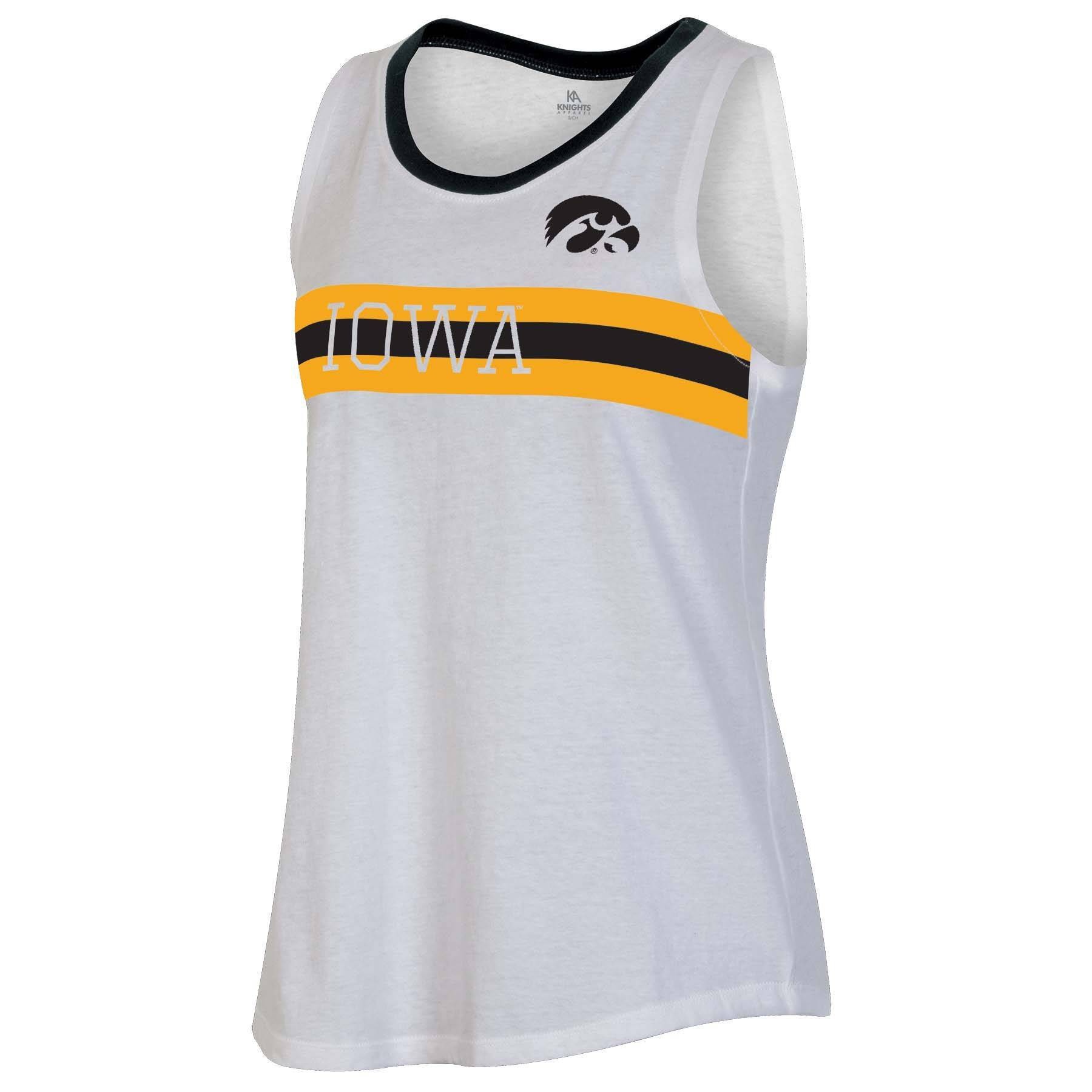 slide 1 of 2, NCAA Iowa Hawkeyes Women's White Tank Top - XL, 1 ct