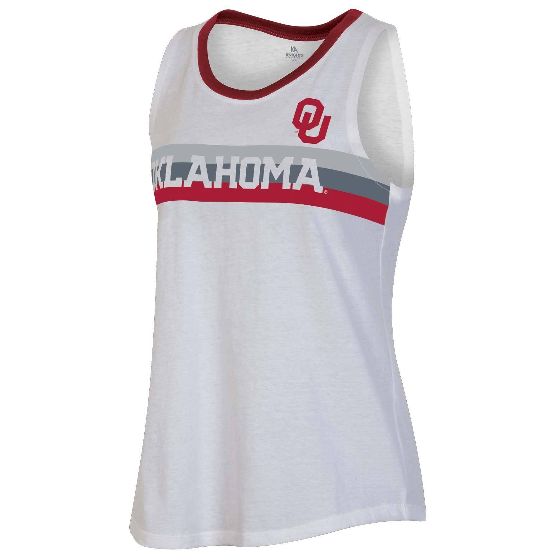 slide 1 of 2, NCAA Oklahoma Sooners Women's White Tank Top - XL, 1 ct