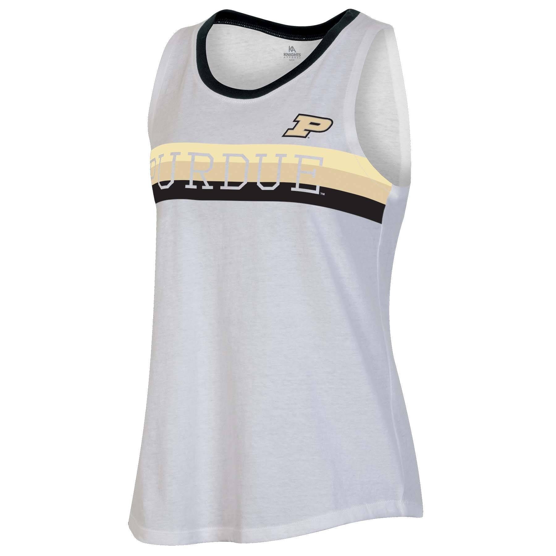 slide 1 of 2, NCAA Purdue Boilermakers Women's White Tank Top - XL, 1 ct