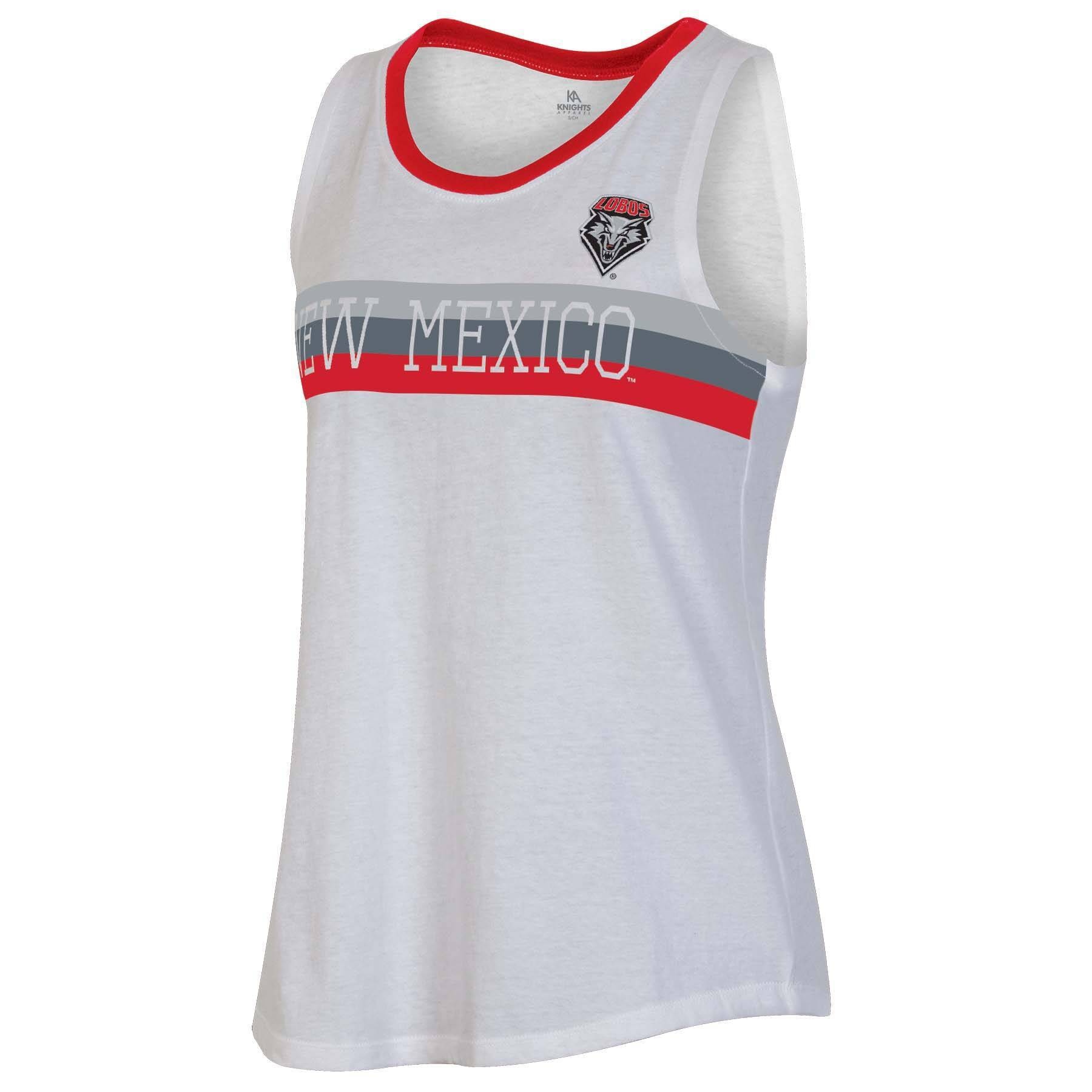 slide 1 of 2, NCAA New Mexico Lobos Women's White Tank Top - XL, 1 ct