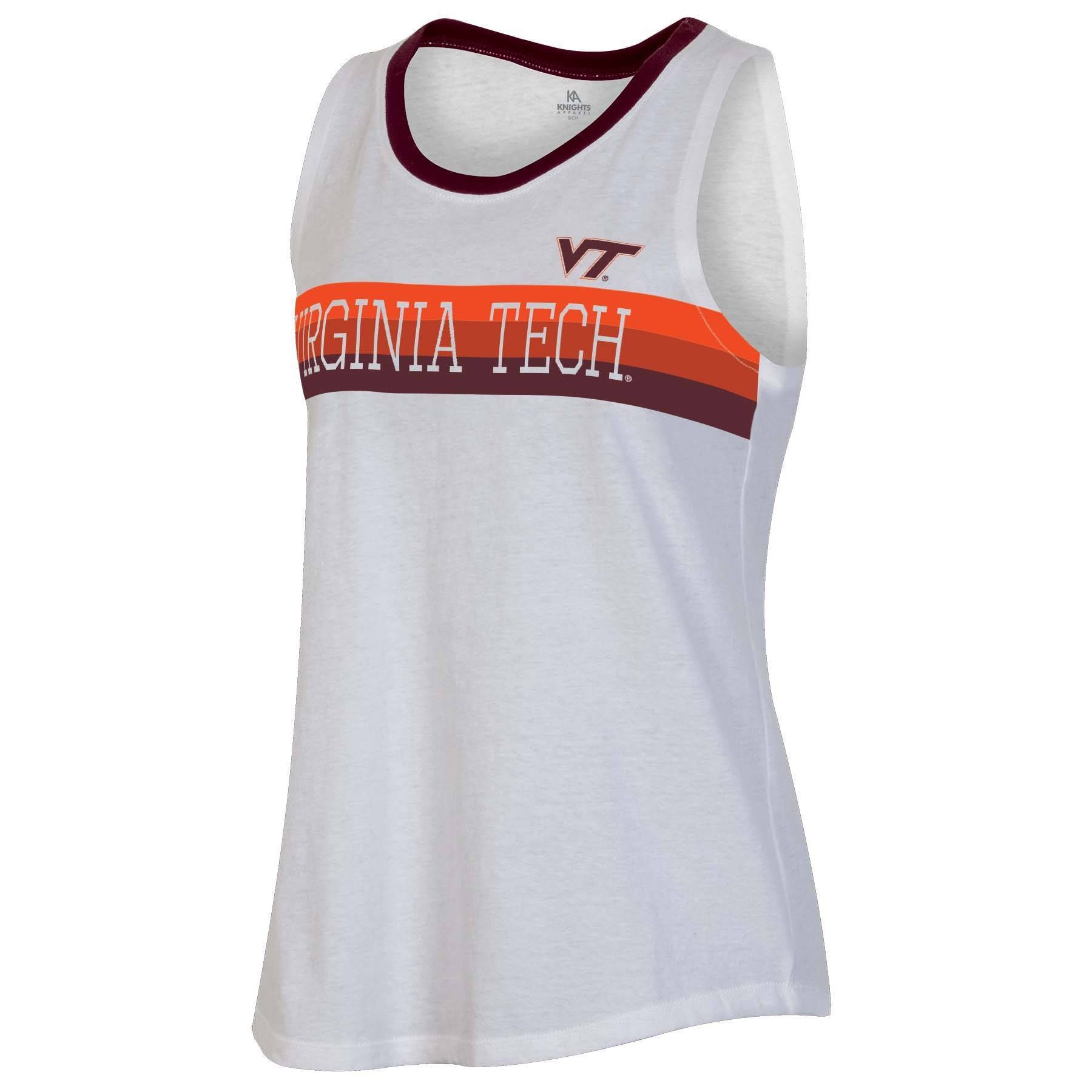 slide 1 of 2, NCAA Virginia Tech Hokies Women's White Tank Top - XL, 1 ct