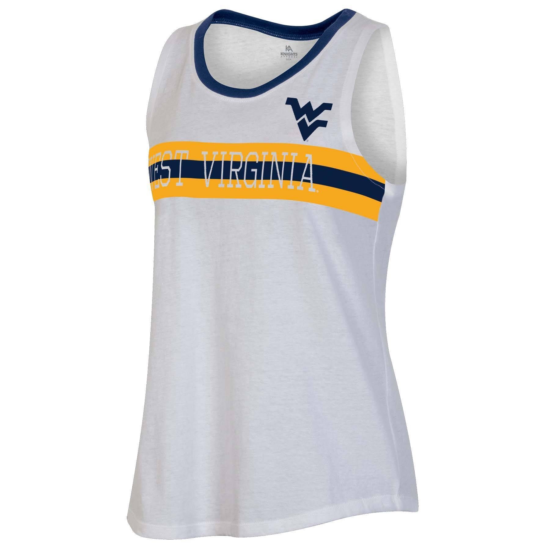 slide 1 of 2, NCAA West Virginia Mountaineers Women's White Tank Top - XL, 1 ct