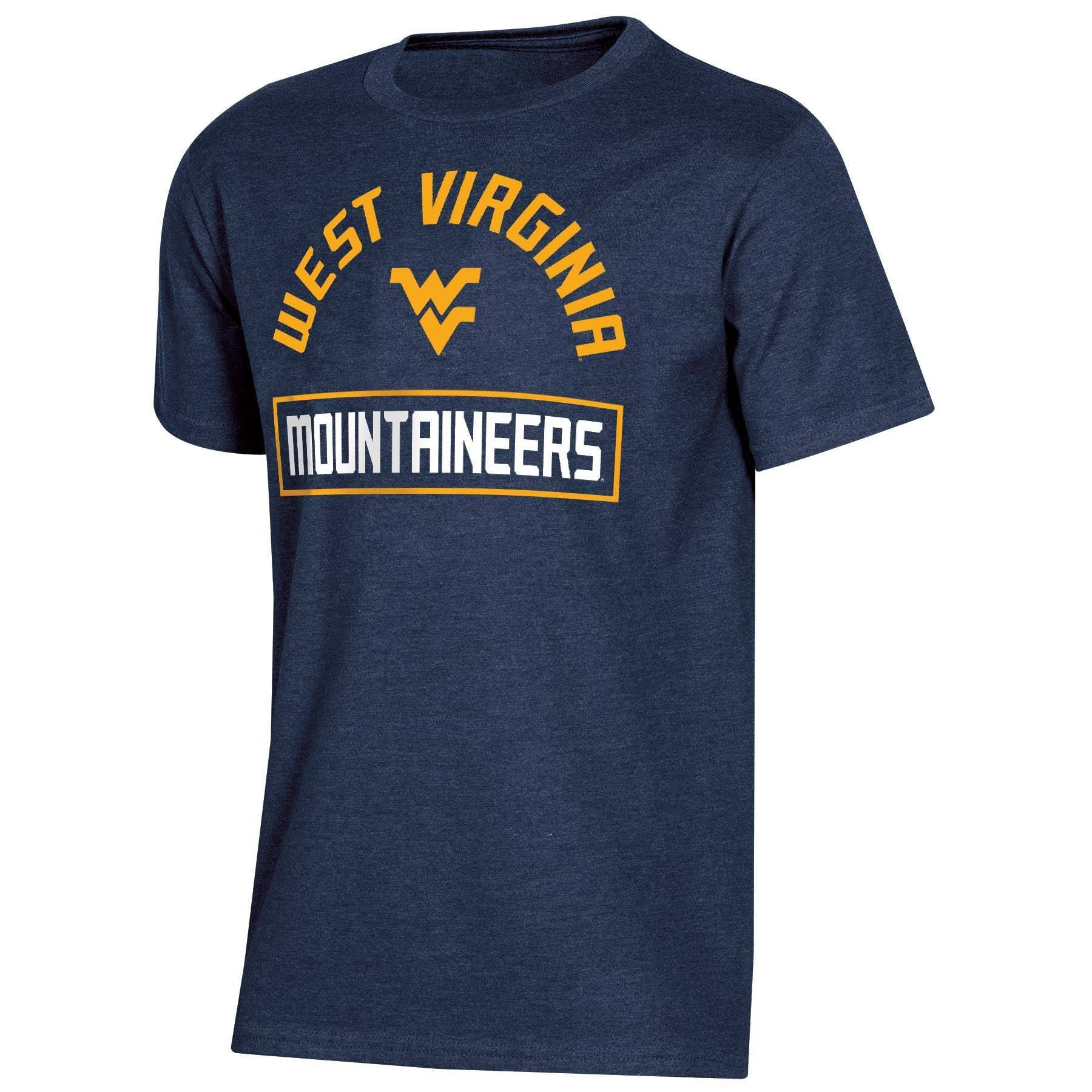 slide 1 of 2, NCAA West Virginia Mountaineers Boys' Short Sleeve Crew Neck T-Shirt - XL, 1 ct