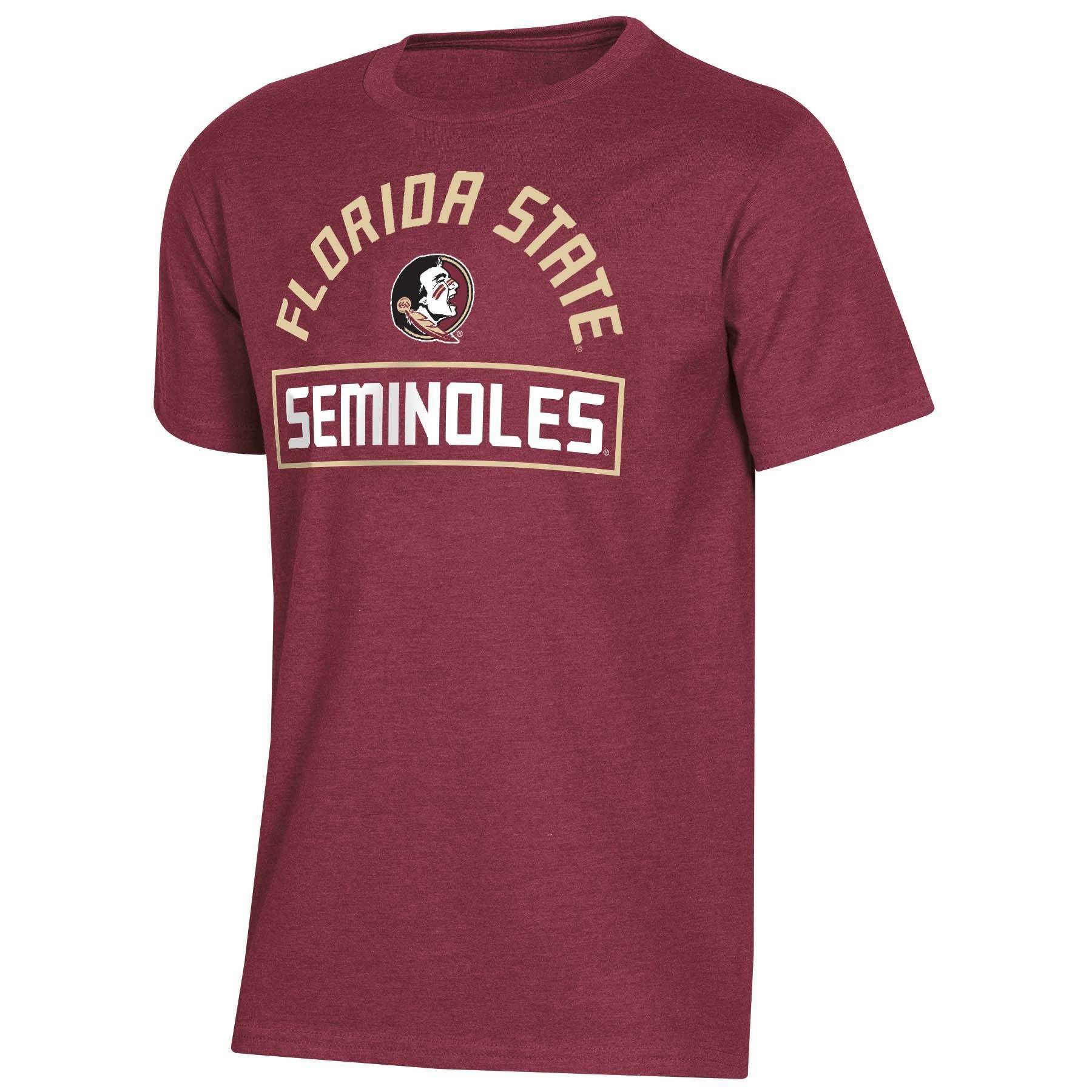 slide 1 of 2, NCAA Florida State Seminoles Boys' Short Sleeve Crew Neck T-Shirt - XL, 1 ct