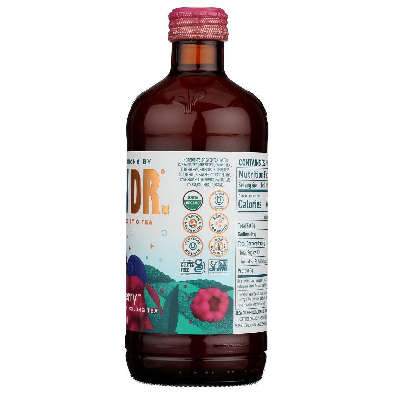 slide 6 of 8, Brew Dr. Kombucha Brew Dr. Superberry Kombucha - 14 fl oz, 14 fl oz