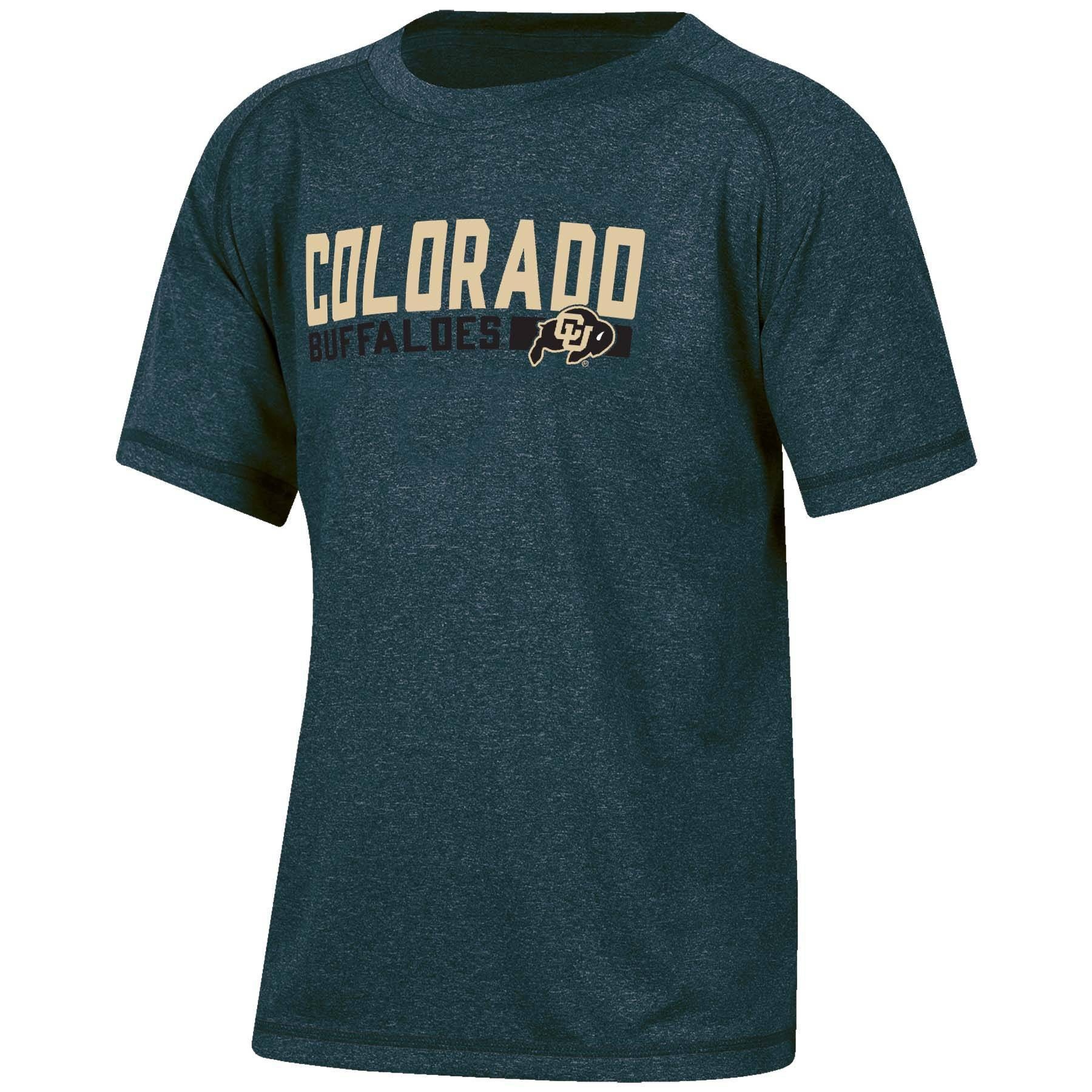 slide 1 of 2, NCAA Colorado Buffaloes Boys' Short Sleeve Gray T-Shirt - XL, 1 ct