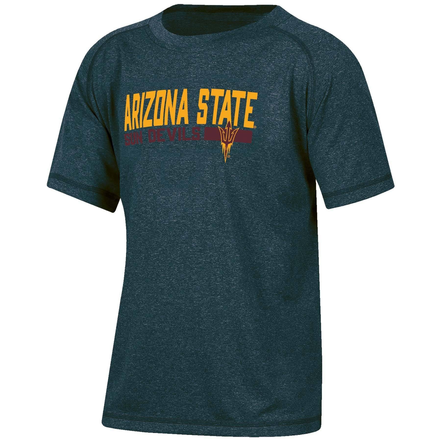 slide 1 of 2, NCAA Arizona State Sun Devils Boys' Short Sleeve Gray T-Shirt - XL, 1 ct