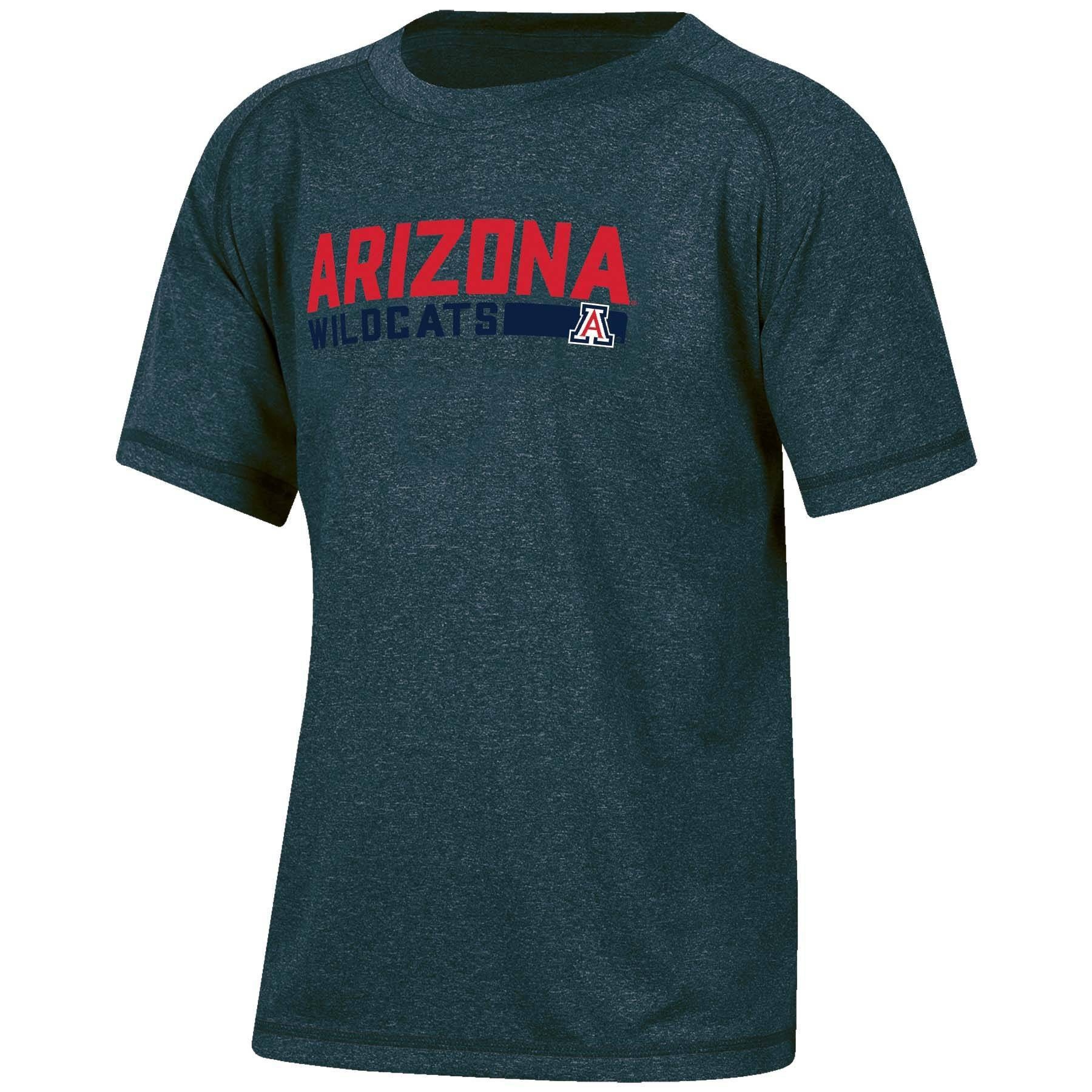 slide 1 of 2, NCAA Arizona Wildcats Boys' Short Sleeve Gray T-Shirt - XL, 1 ct