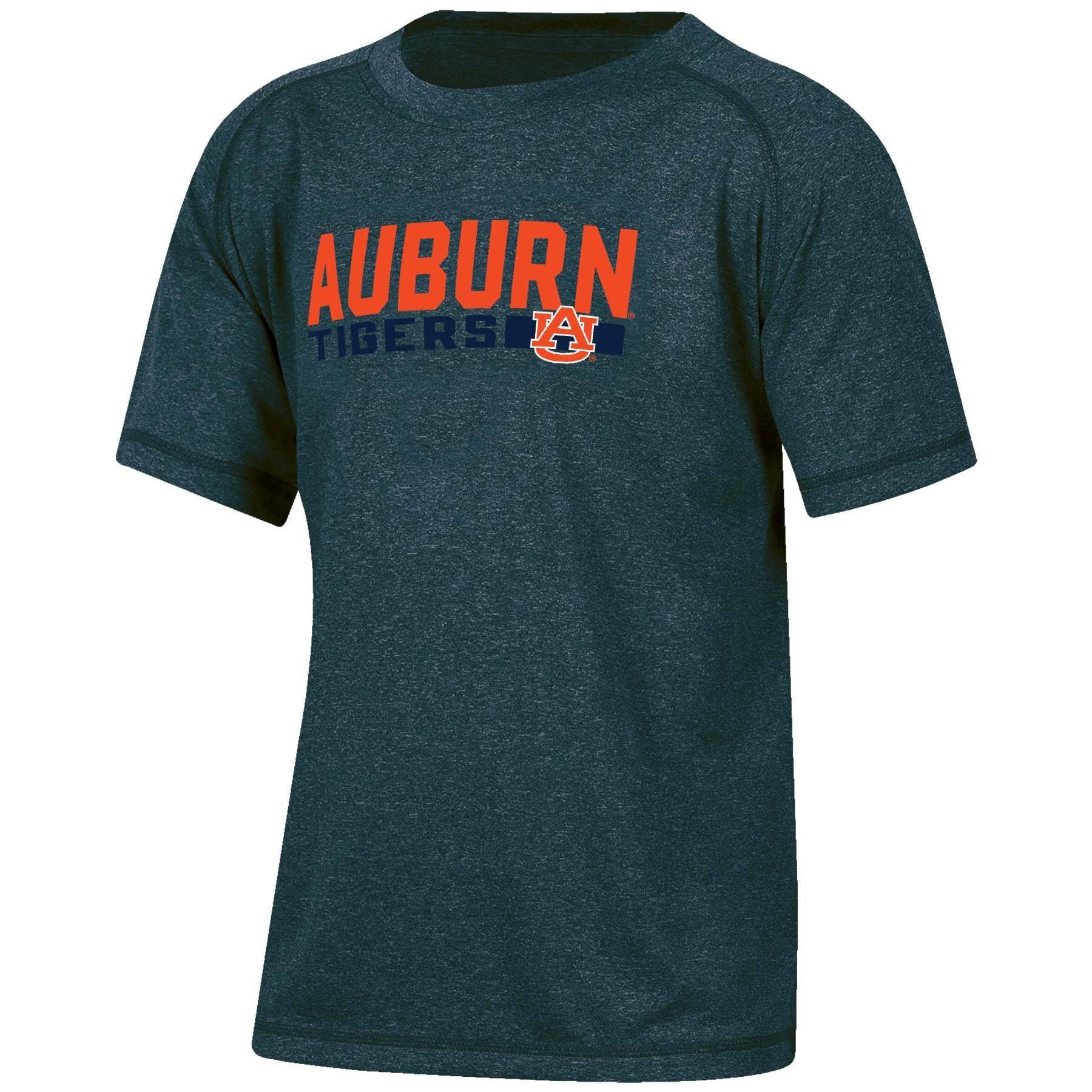 slide 1 of 2, NCAA Auburn Tigers Boys' Short Sleeve Gray T-Shirt - XL, 1 ct