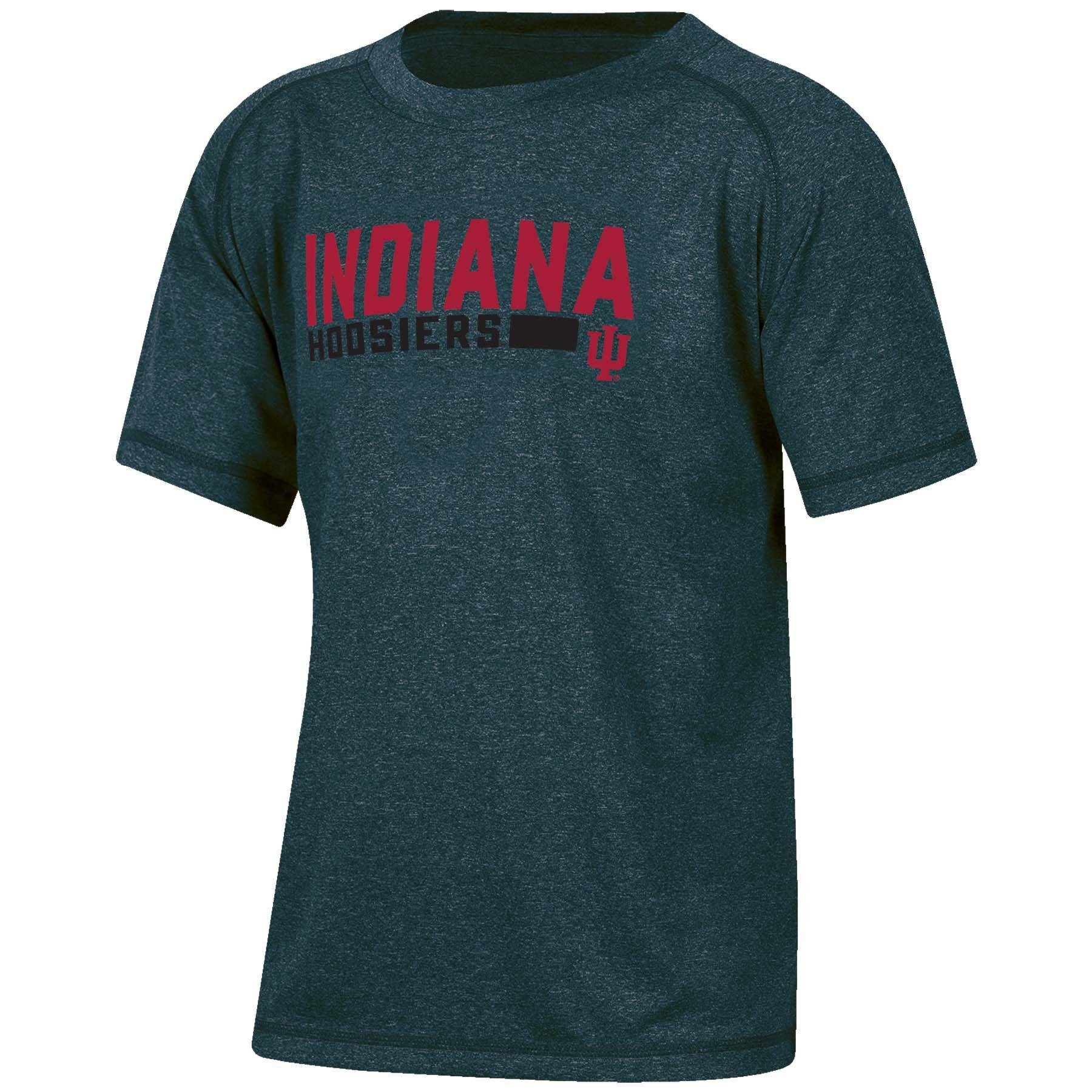 slide 1 of 2, NCAA Indiana Hoosiers Boys' Short Sleeve Gray T-Shirt - XL, 1 ct