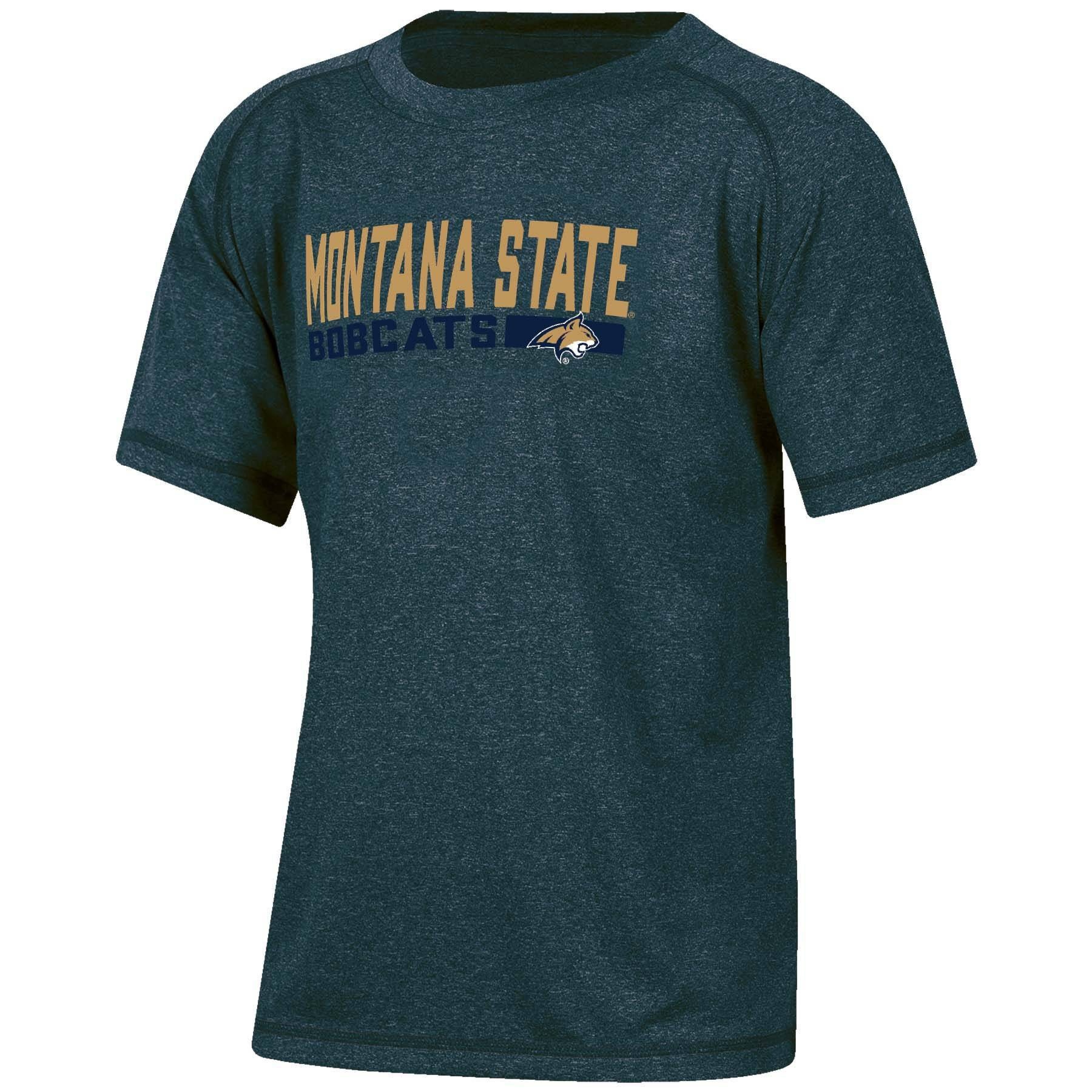 slide 1 of 2, NCAA Montana State Bobcats Boys' Short Sleeve Gray T-Shirt - XL, 1 ct