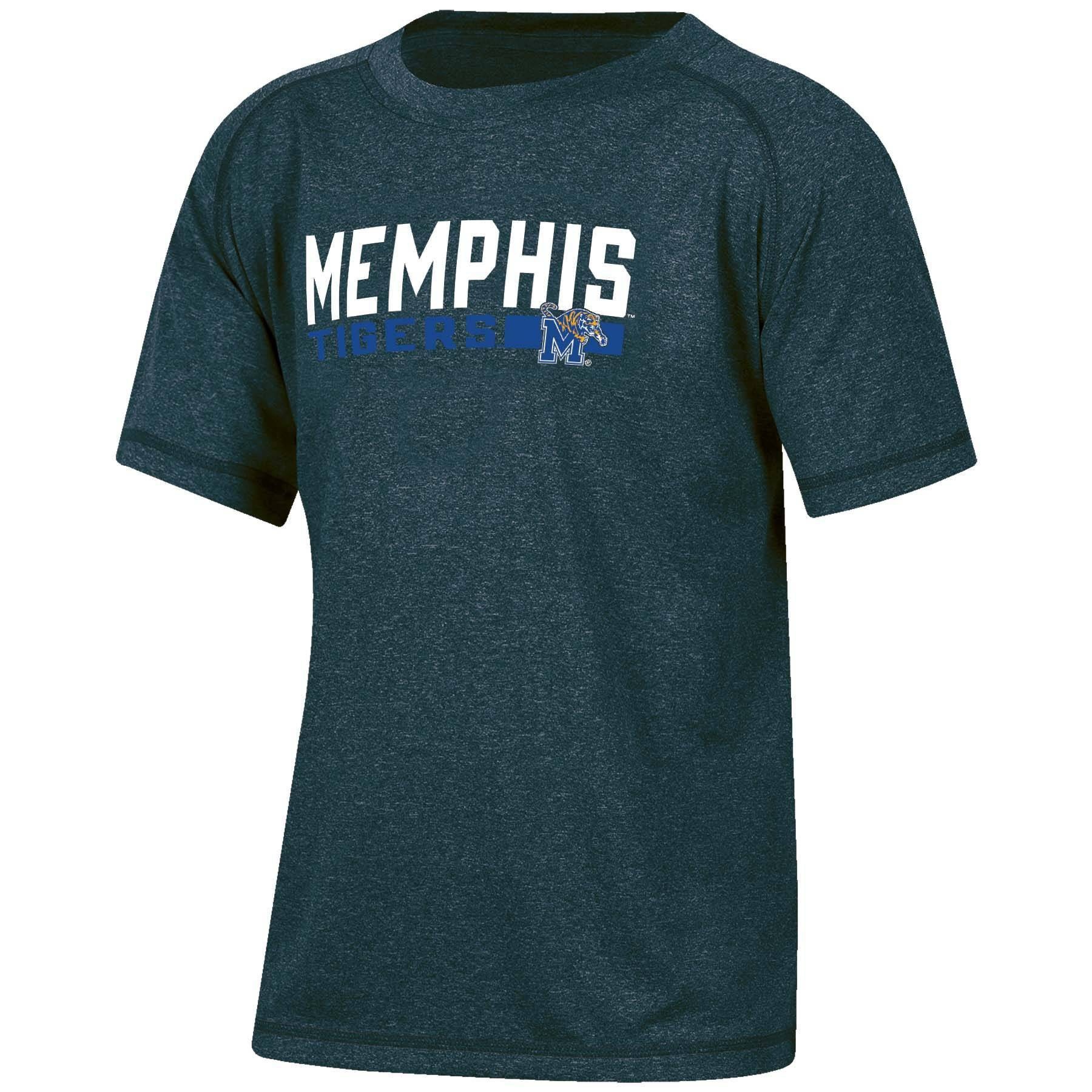 slide 1 of 2, NCAA Memphis Tigers Boys' Short Sleeve Gray T-Shirt - XL, 1 ct