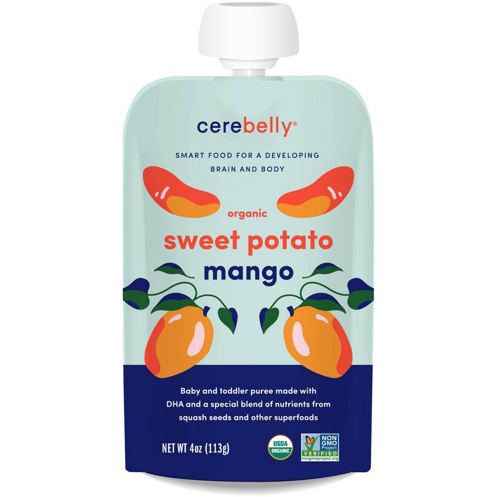 slide 4 of 10, Cerebelly Clean Label Project Purity Award Winning, 5-7 Months Organic Baby Food - 3pk/12oz, 3 ct; 12 oz