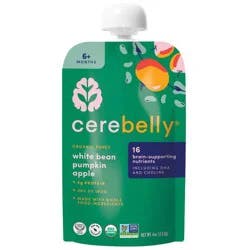 Cerebelly Organic White Bean, Pumpkin and Apple Baby Food Pouch - 4oz