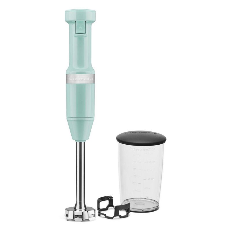 slide 2 of 5, KitchenAid Variable-Speed Hand Blender - KHBV53 - Ice Blue, 1 ct