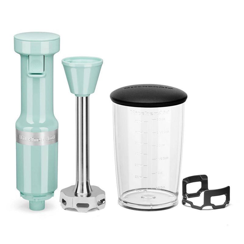 slide 3 of 5, KitchenAid Variable-Speed Hand Blender - KHBV53 - Ice Blue, 1 ct