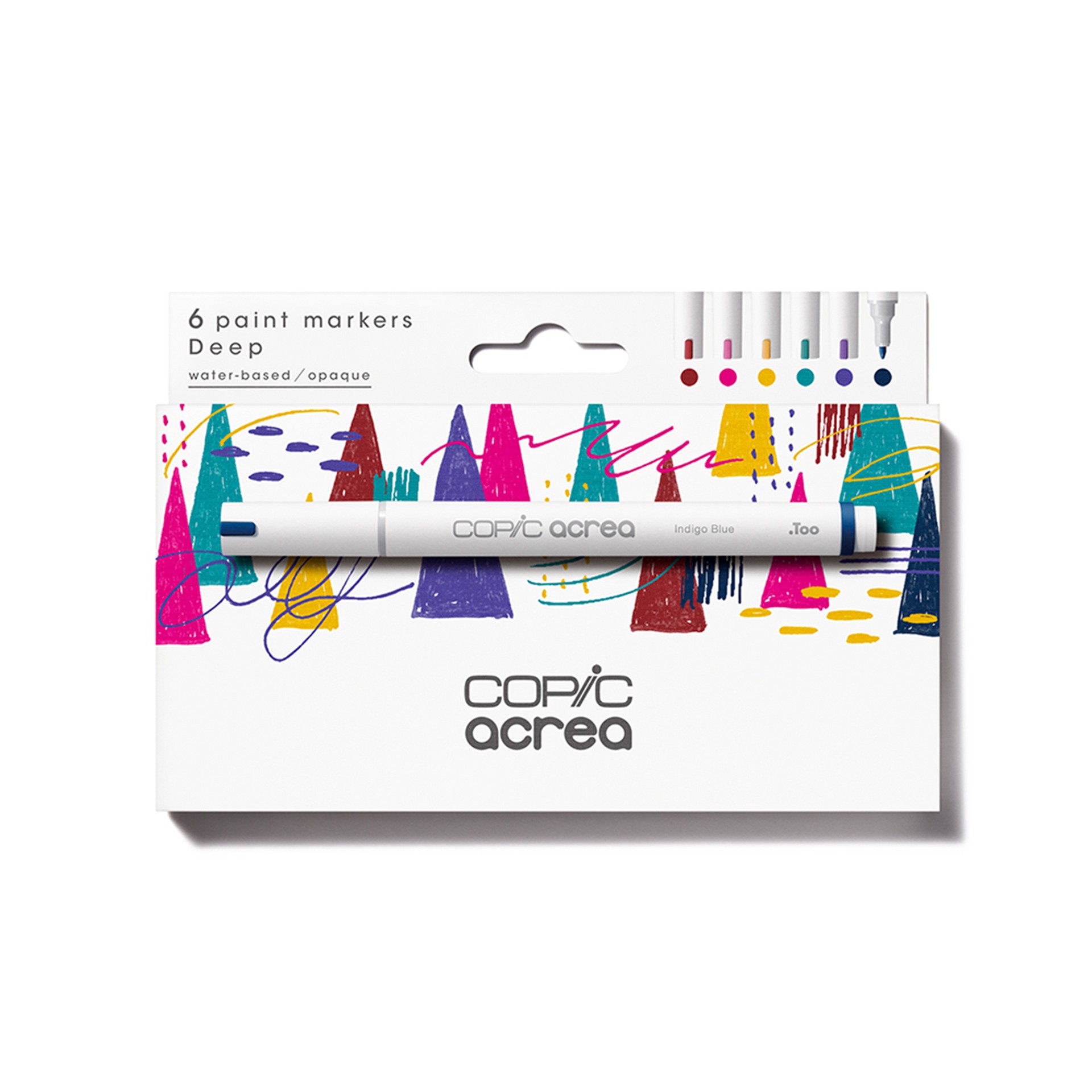 slide 3 of 5, Copic Acrea Deep Marker Set, 0.8 mm