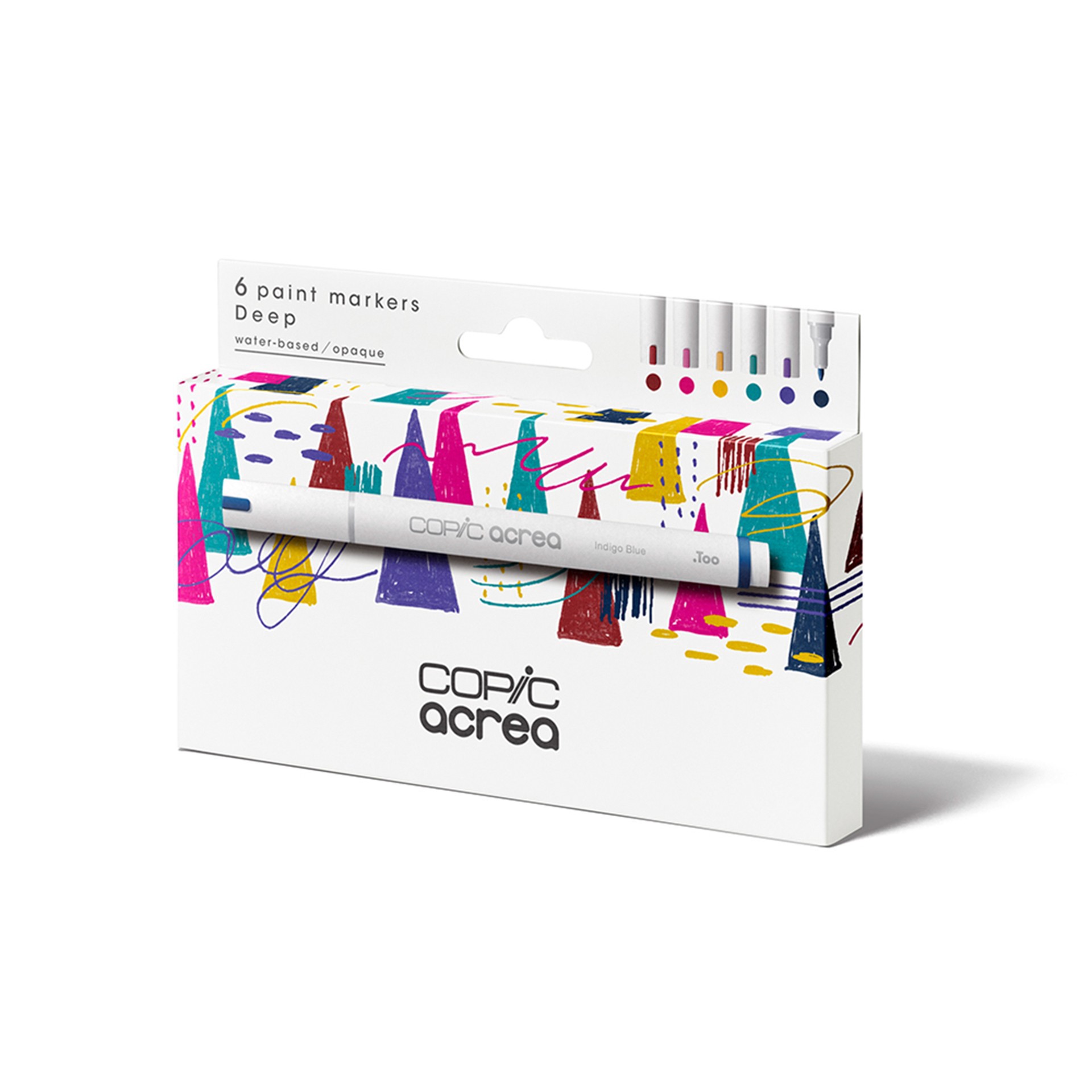 slide 2 of 5, Copic Acrea Deep Marker Set, 0.8 mm