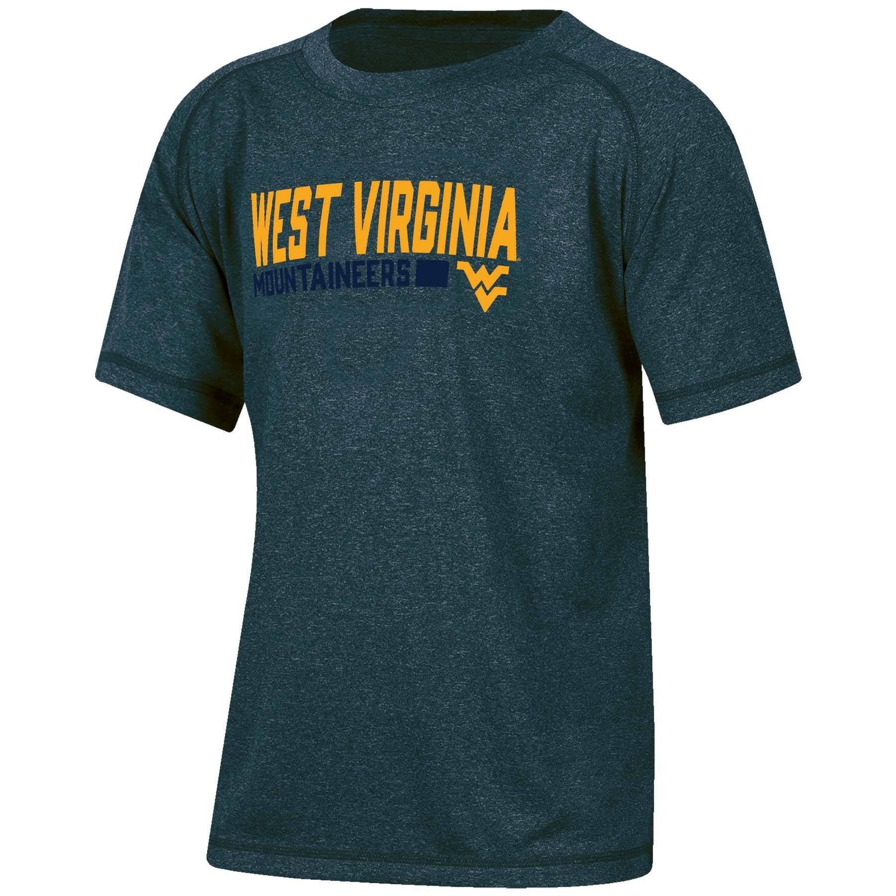 slide 1 of 2, NCAA West Virginia Mountaineers Boys' Short Sleeve Gray T-Shirt - XL, 1 ct