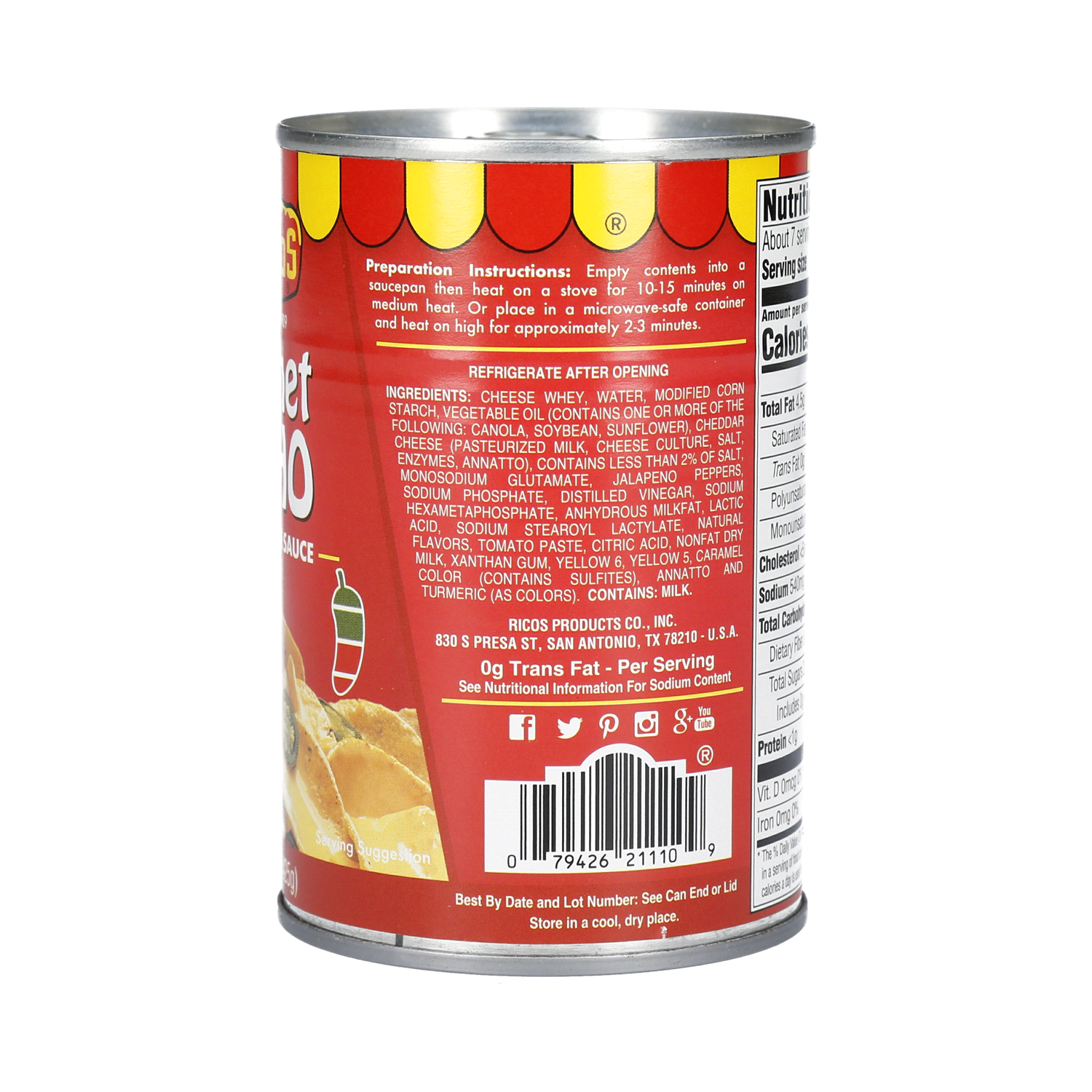slide 2 of 2, Rico's Gourmet Nacho Cheddar Cheese Sauce 15 oz, 15 oz