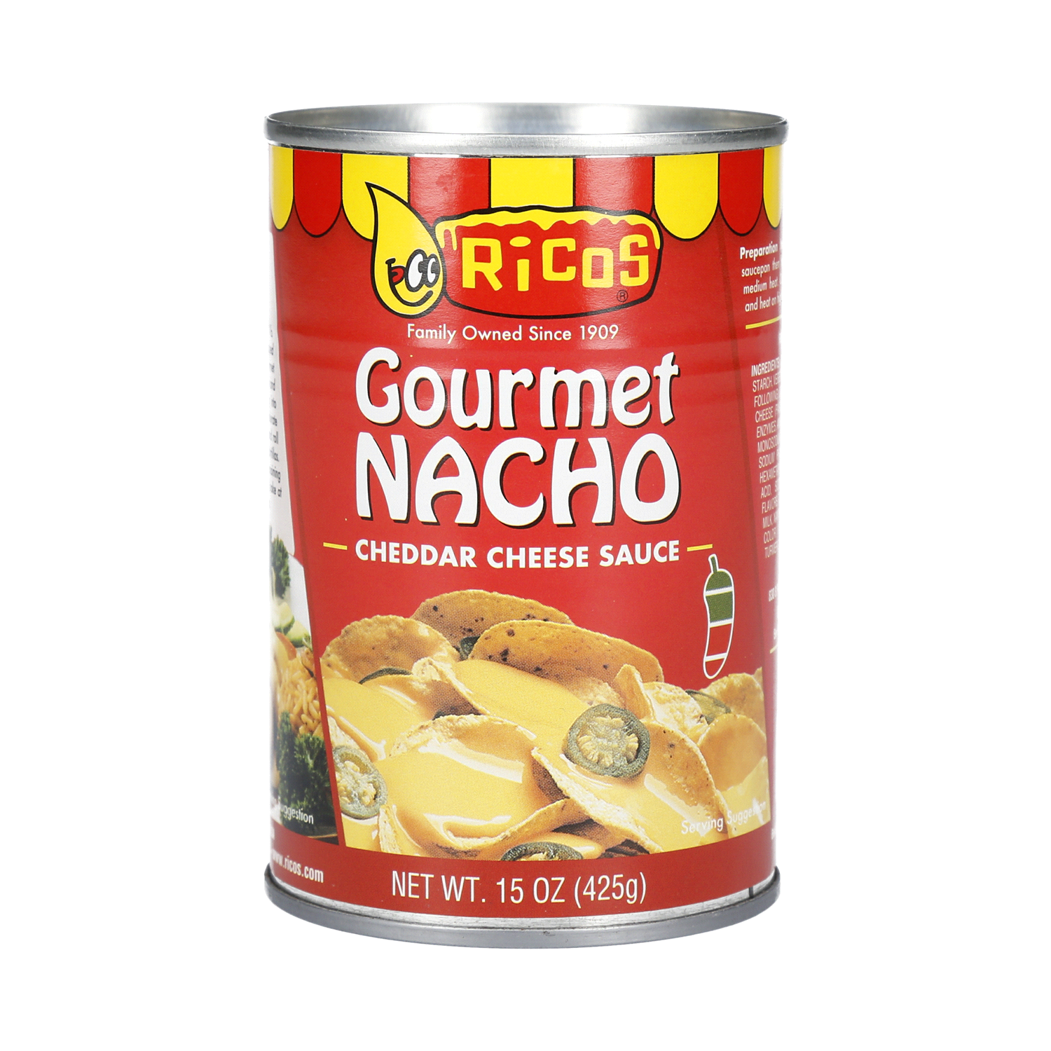 slide 1 of 2, Rico's Gourmet Nacho Cheddar Cheese Sauce 15 oz, 15 oz