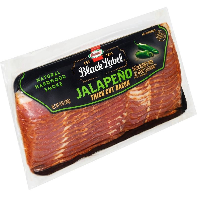 slide 3 of 6, Hormel Black Label Jalapeno Bacon - 12oz, 12 oz