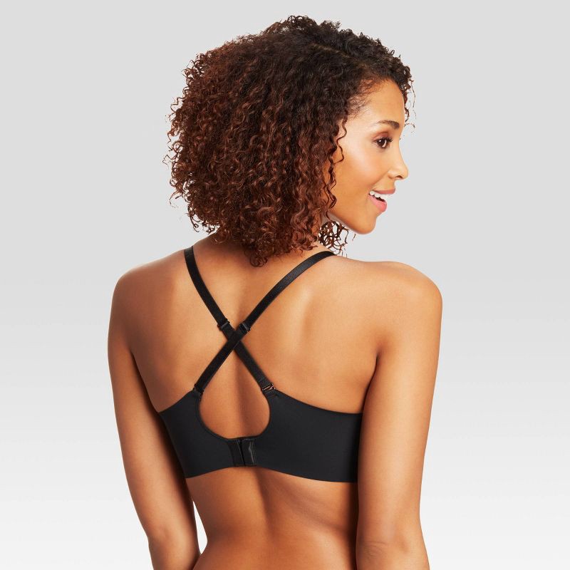 Maidenform Self Expressions Women's Wireless Plunge Push-Up Bra SE1189 - Black  36D 1 ct