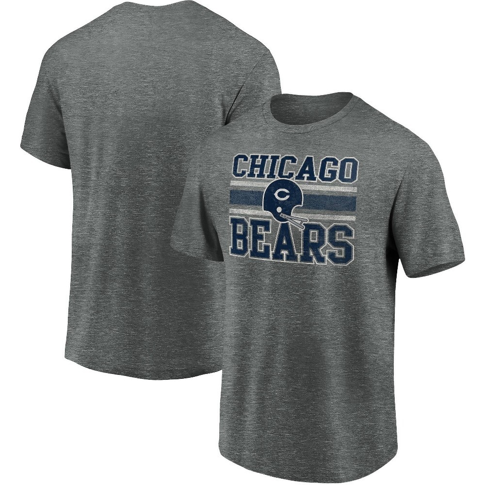 slide 3 of 3, NFL Chicago Bears Men's Short Sleeve Bi-Blend T-Shirt - XL, 1 ct