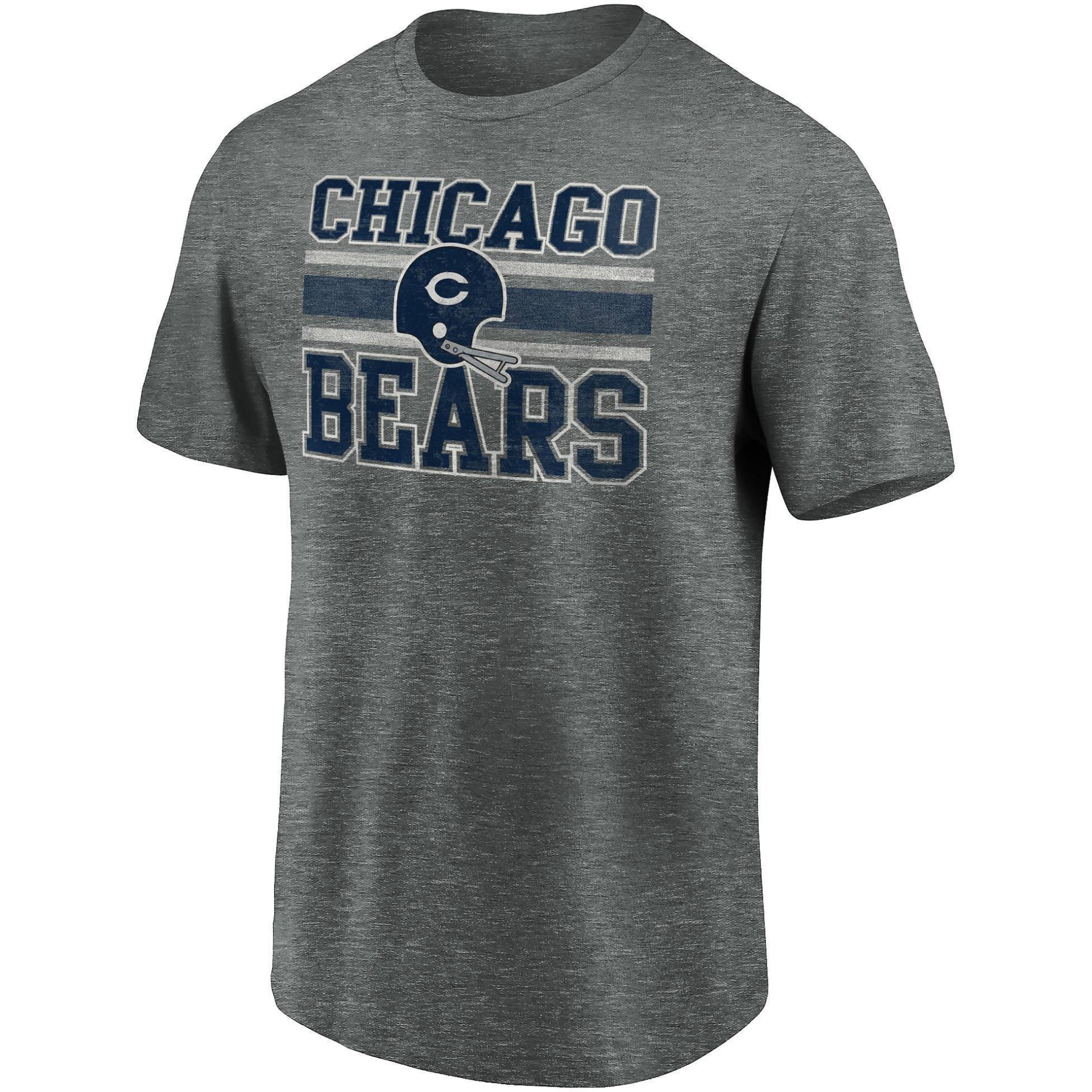 slide 1 of 3, NFL Chicago Bears Men's Short Sleeve Bi-Blend T-Shirt - XL, 1 ct