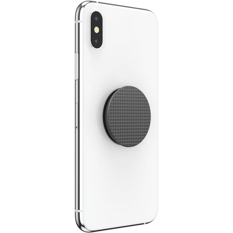 slide 4 of 5, PopSockets PopGrip Cell Phone Grip & Stand - Knurled Texture Black, 1 ct