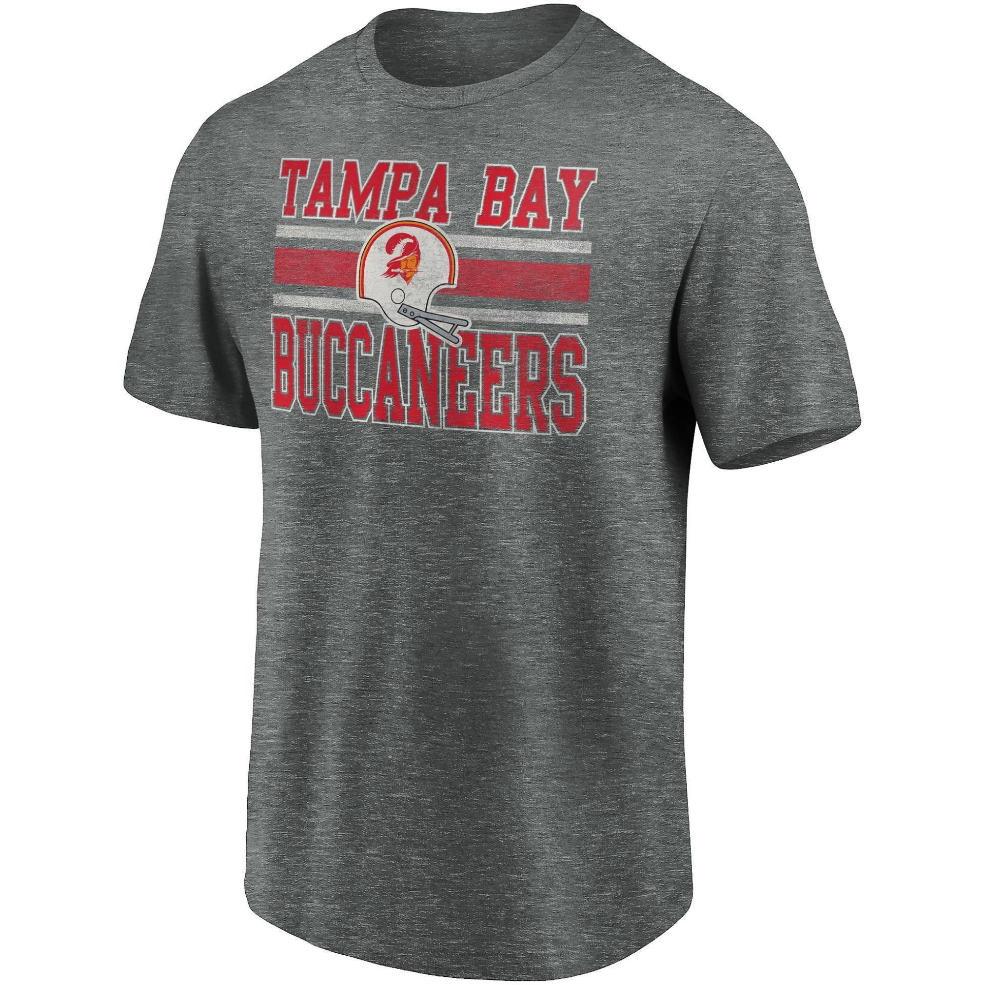 slide 1 of 3, NFL Tampa Bay Buccaneers Men's Short Sleeve Bi-Blend T-Shirt - XL, 1 ct