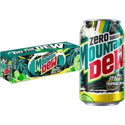 Mtn Dew Mountain Dew Baja Blast Zero Sugar - 12pk/12 fl oz Cans