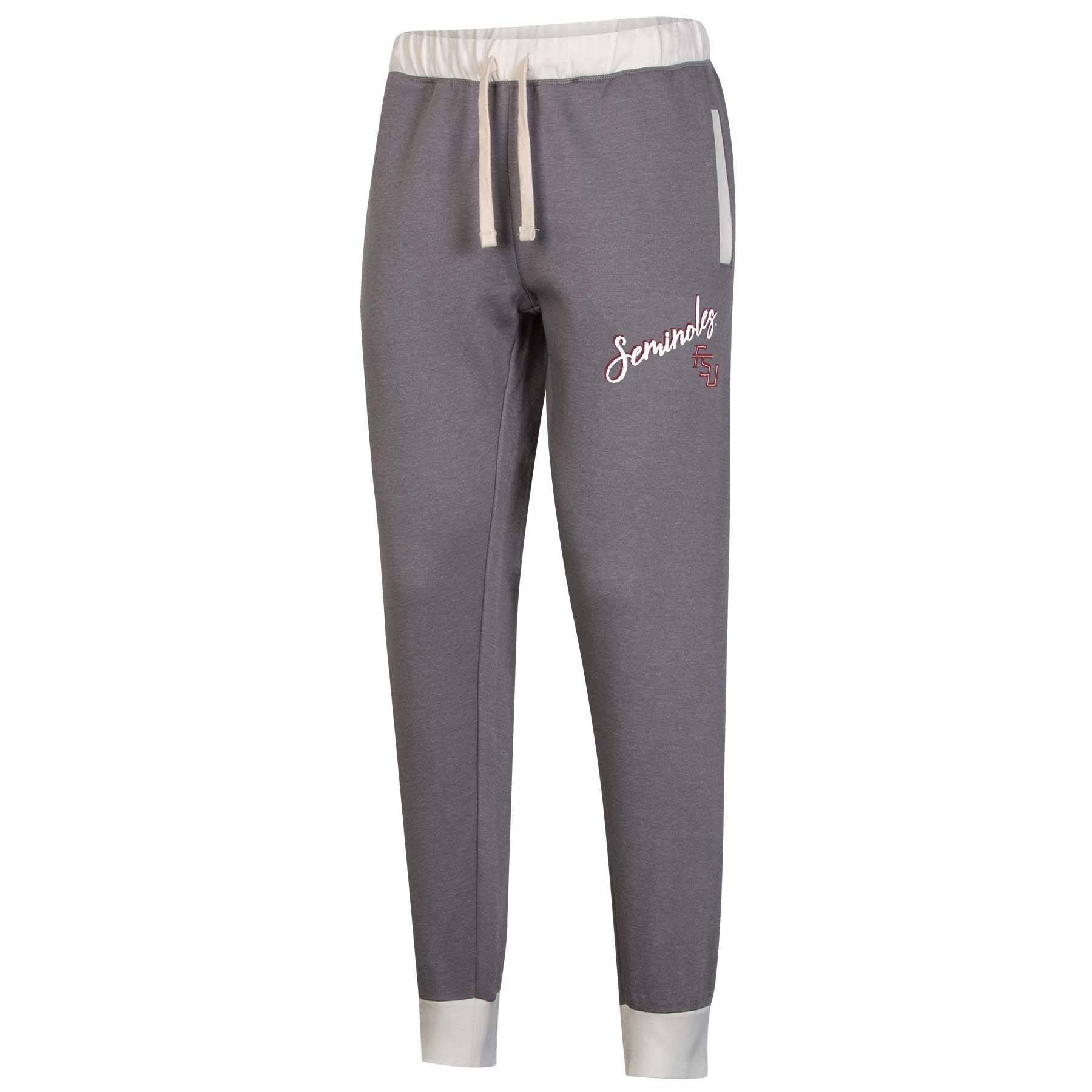 slide 1 of 2, NCAA Florida State Seminoles Women's Heather Gray Jogger Pants - XL, 1 ct