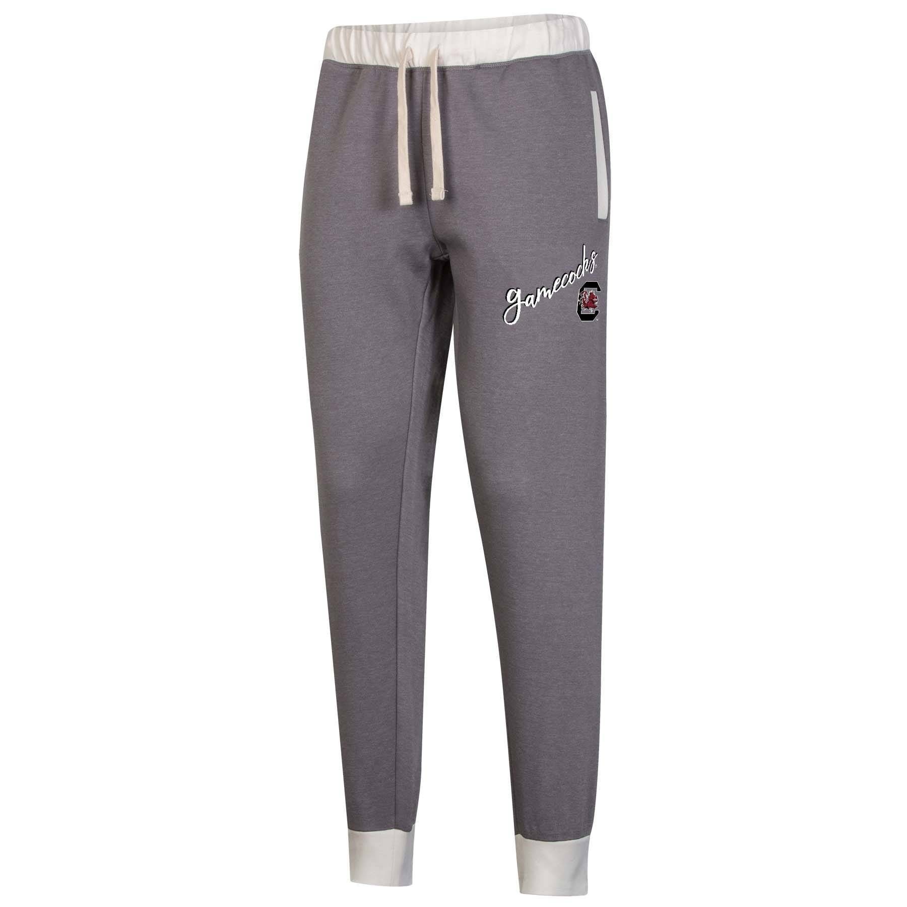 slide 1 of 2, NCAA South Carolina Gamecocks Women's Heather Gray Jogger Pants - XL, 1 ct