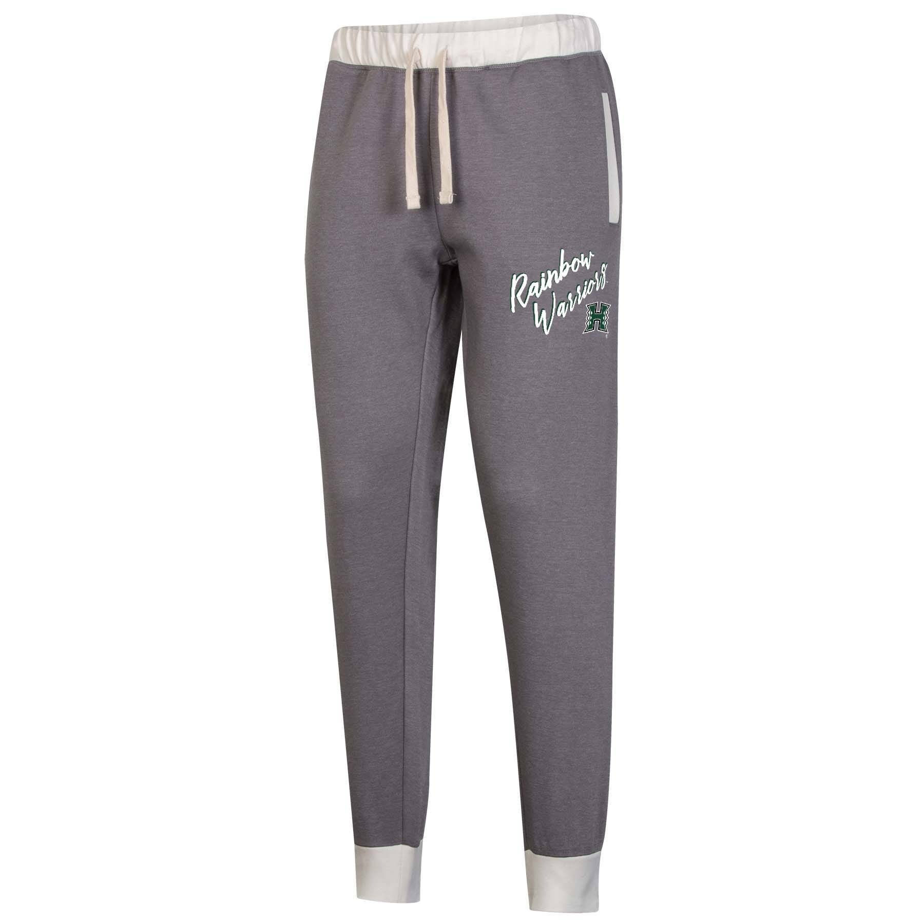 slide 1 of 2, NCAA Hawaii Rainbow Warriors Women's Heather Gray Jogger Pants - XL, 1 ct