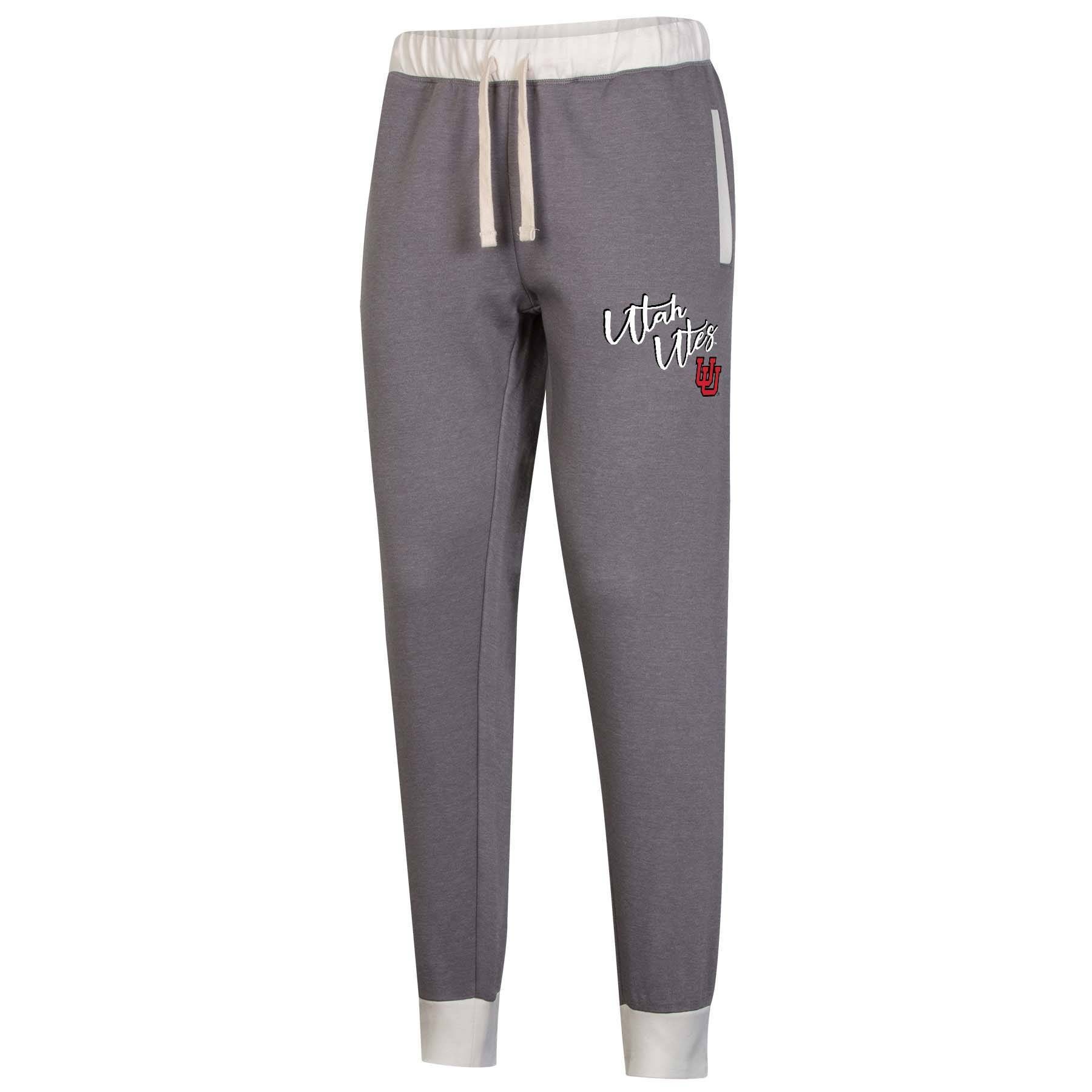 slide 1 of 2, NCAA Utah Utes Women's Heather Gray Jogger Pants - XL, 1 ct