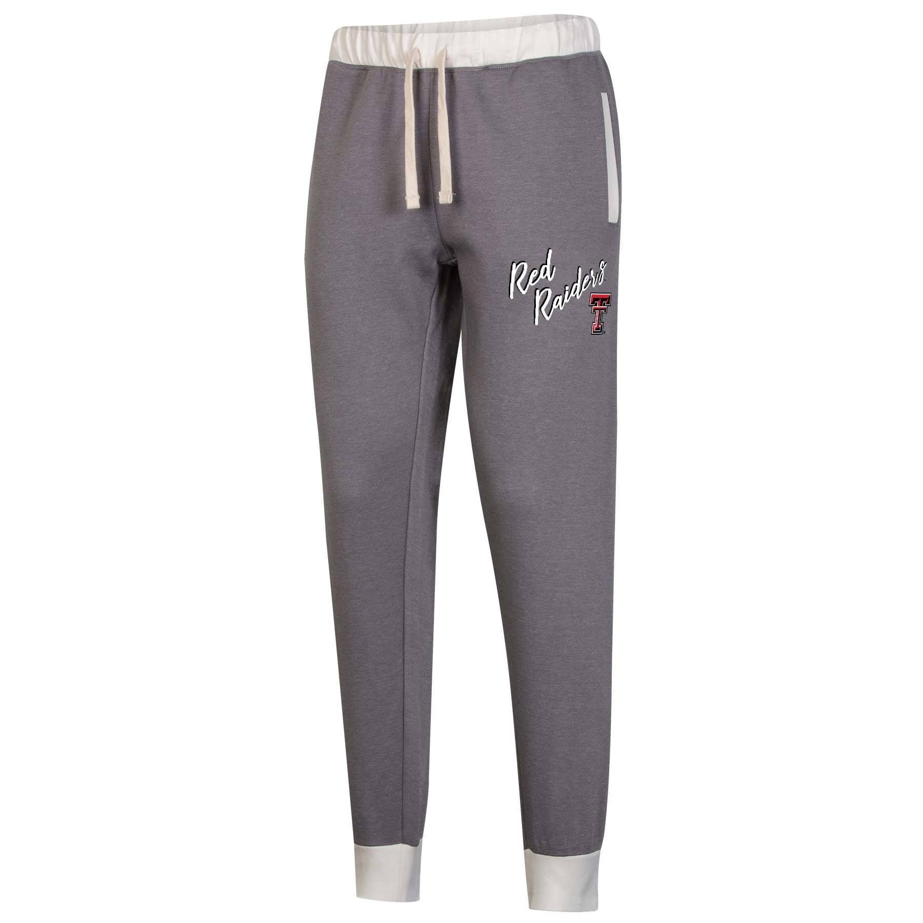 slide 1 of 2, NCAA Texas Tech Red Raiders Women's Heather Gray Jogger Pants - XL, 1 ct