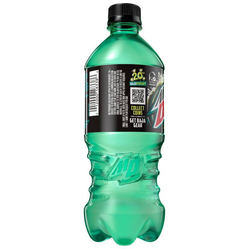 slide 2 of 3, Mtn Dew Mountain Dew Baja Blast Zero Sugar - 20 fl oz Bottle, 20 fl oz