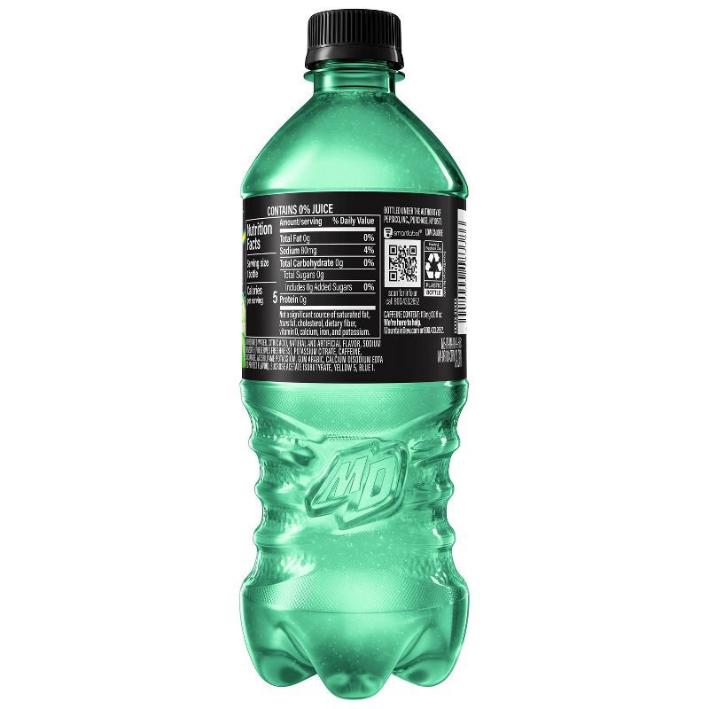 slide 2 of 6, Mtn Dew Mountain Dew Baja Blast Zero Sugar - 20 fl oz Bottle, 20 fl oz