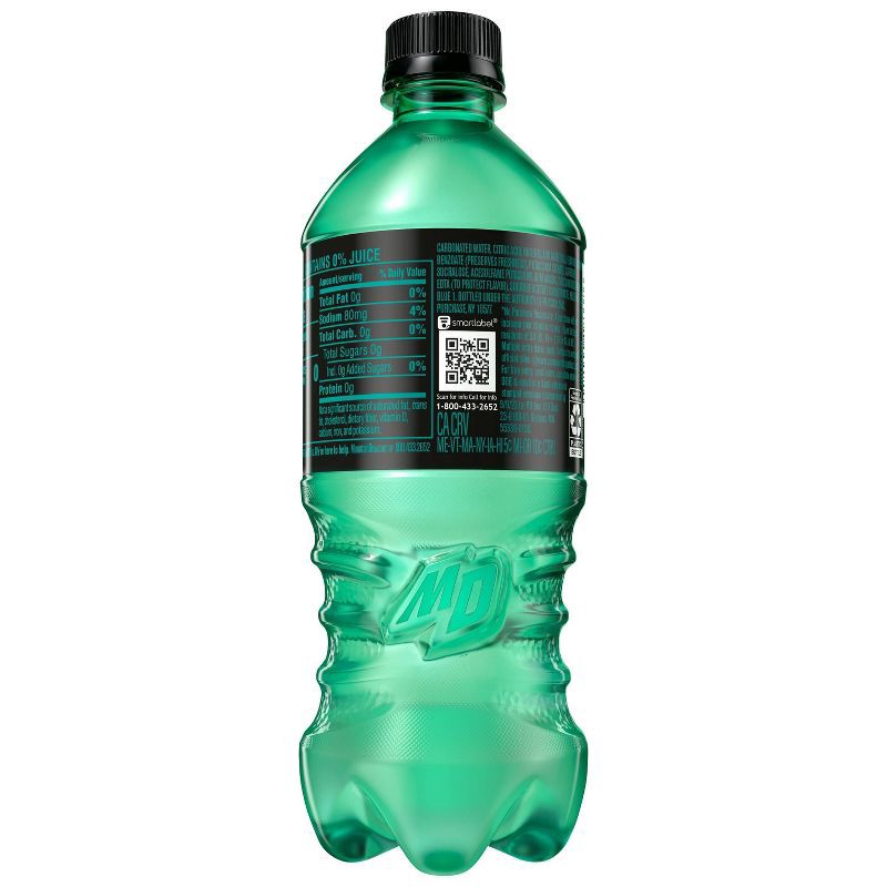 slide 3 of 3, Mtn Dew Mountain Dew Baja Blast Zero Sugar - 20 fl oz Bottle, 20 fl oz