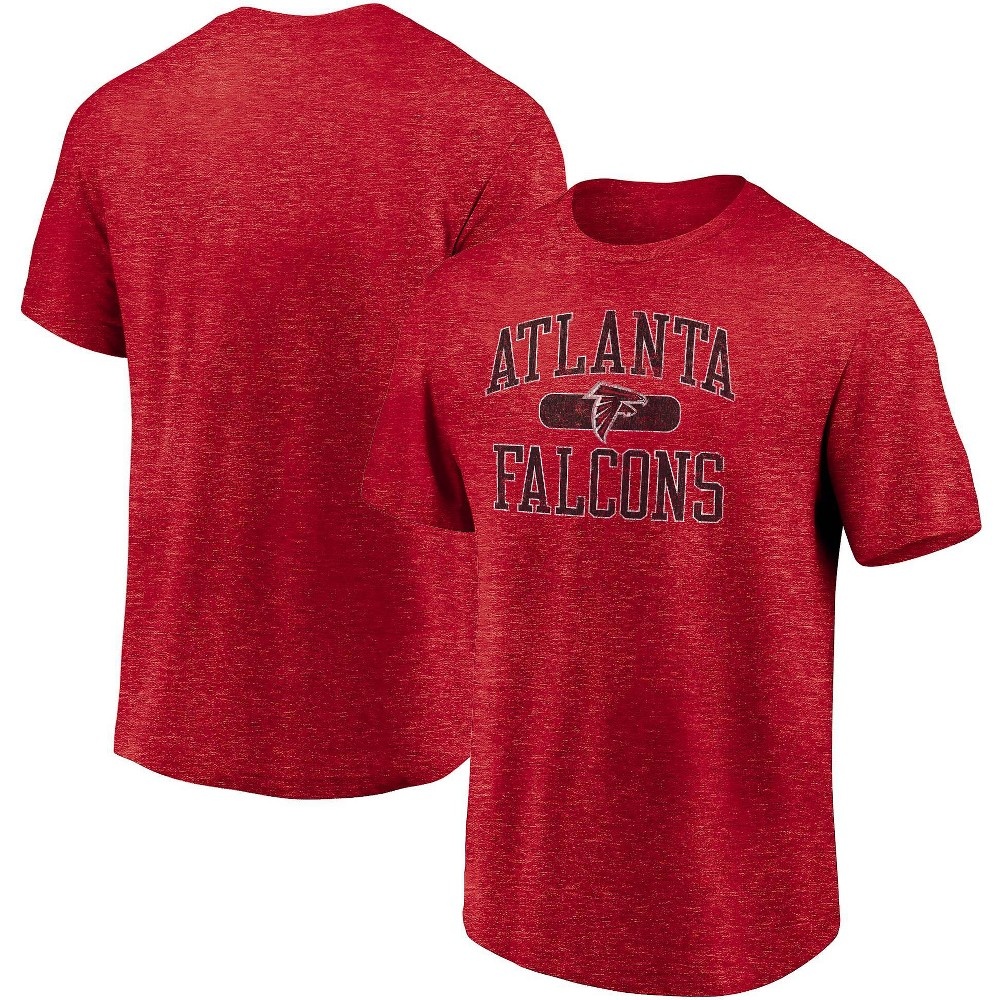 slide 3 of 3, NFL Atlanta Falcons Men's Heather Short Sleeve T-Shirt - XL, 1 ct