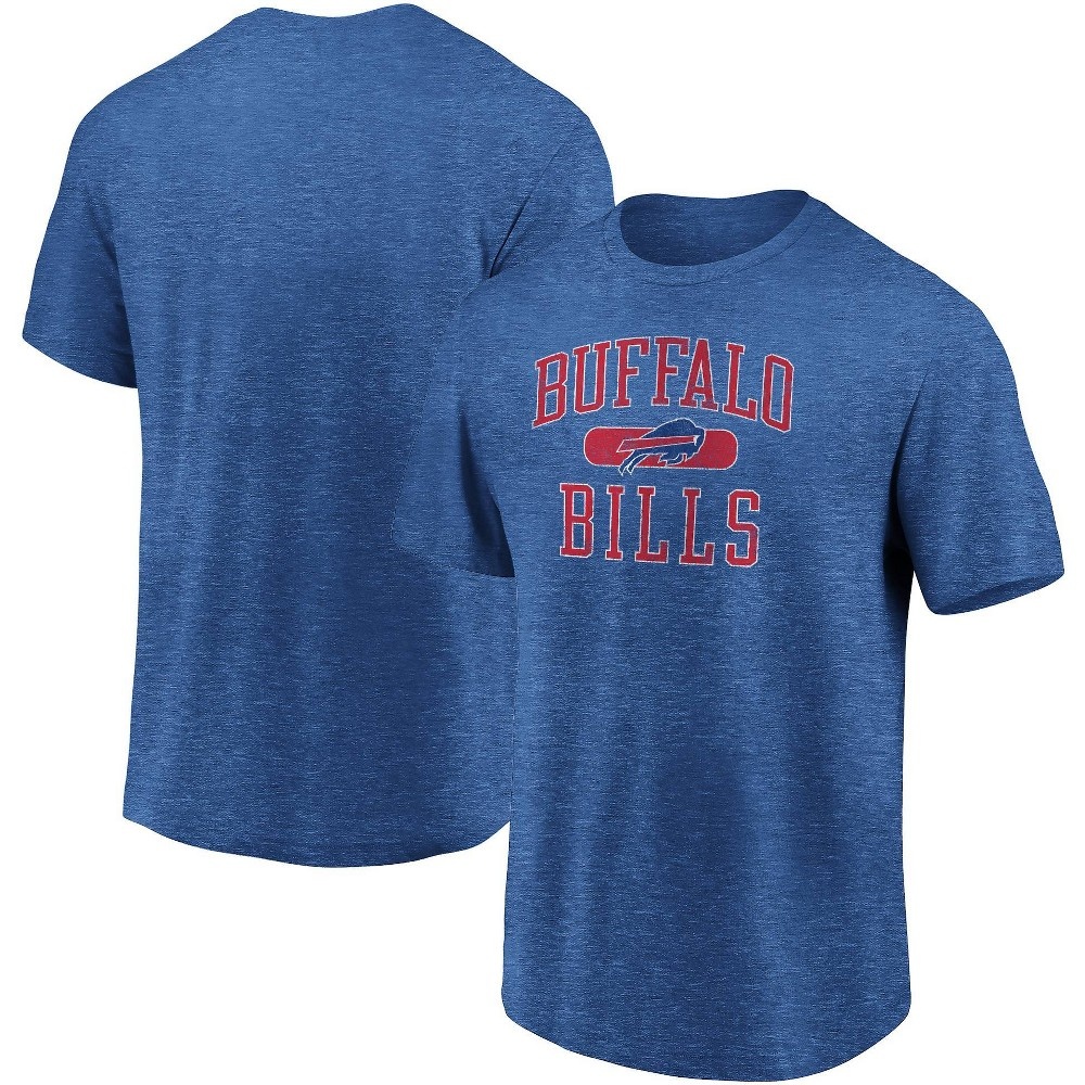 slide 3 of 3, NFL Buffalo Bills Men&#39;s Heather Short Sleeve T-Shirt - XL, 1 ct