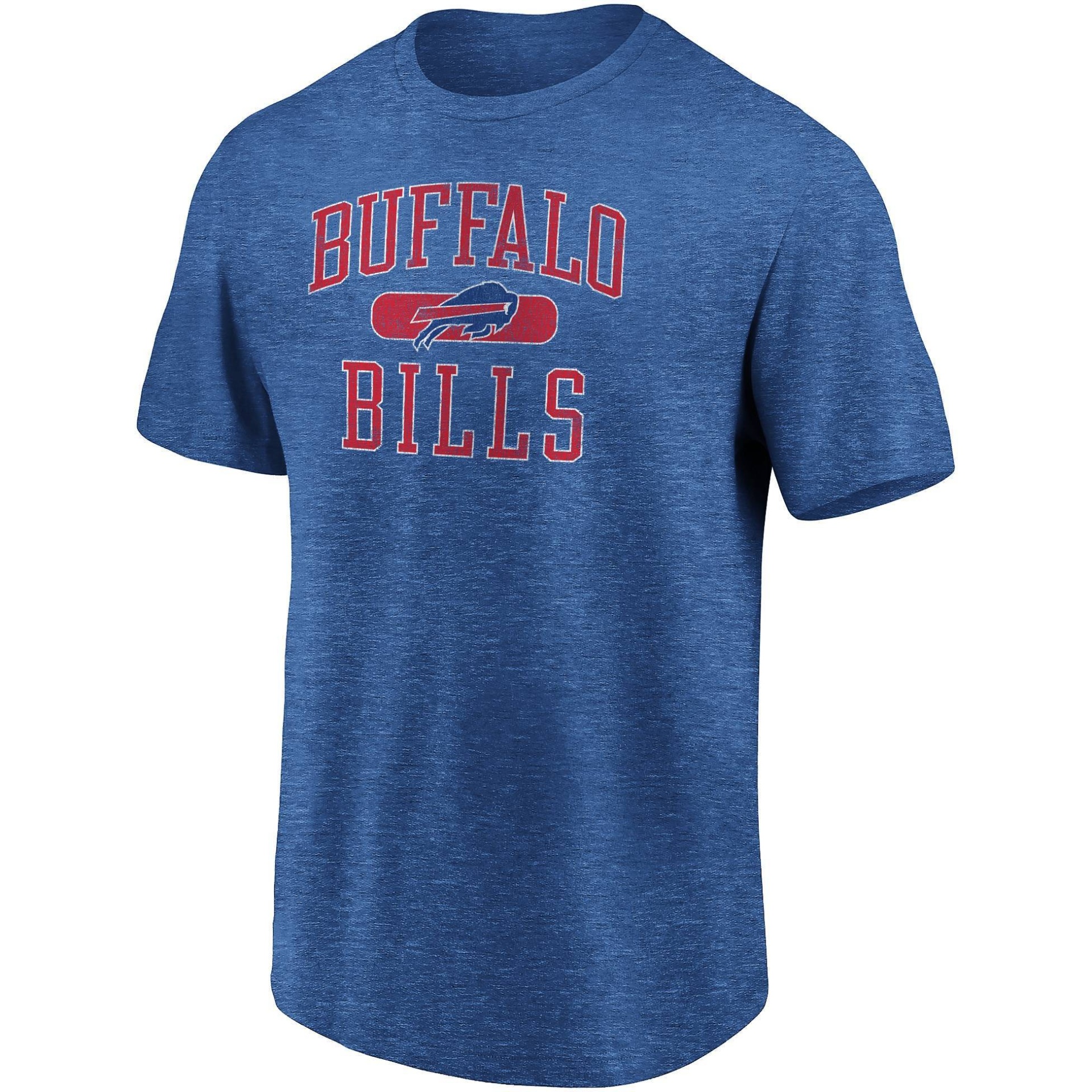 slide 1 of 3, NFL Buffalo Bills Men&#39;s Heather Short Sleeve T-Shirt - XL, 1 ct