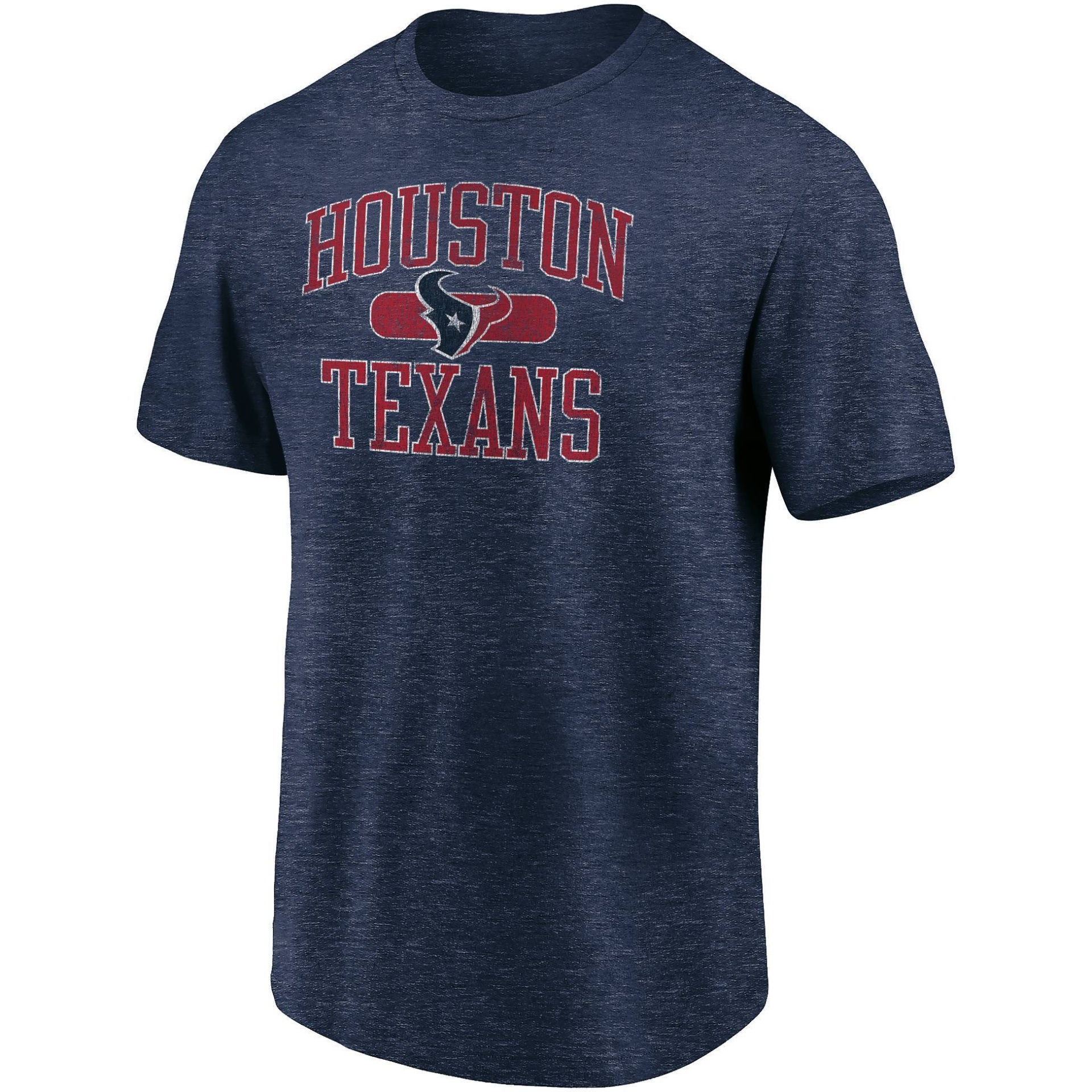 slide 1 of 3, NFL Houston Texans Men's Heather Short Sleeve T-Shirt - XL, 1 ct